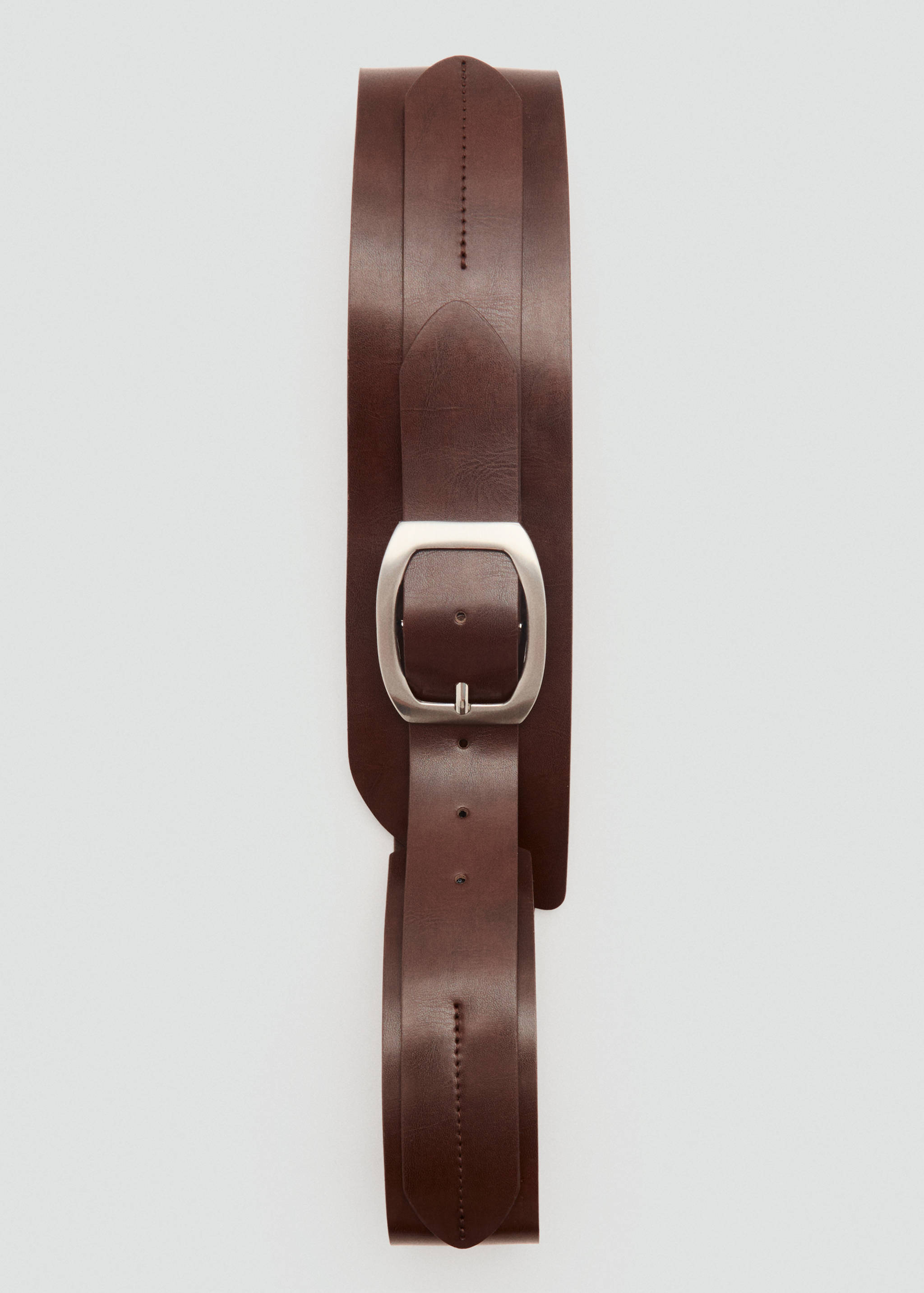Leather obi belt - Details of the article 2