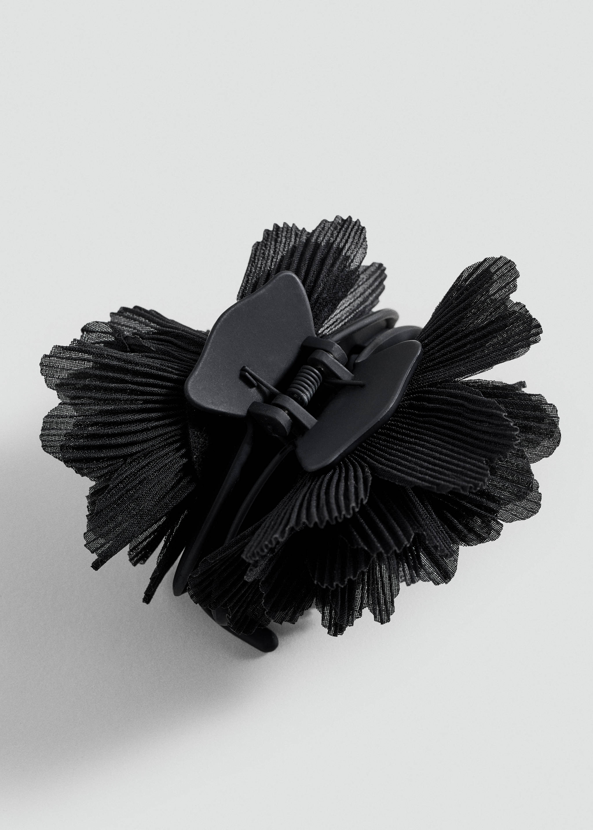 Haarclip met getextureerde bloem - Middenvlak