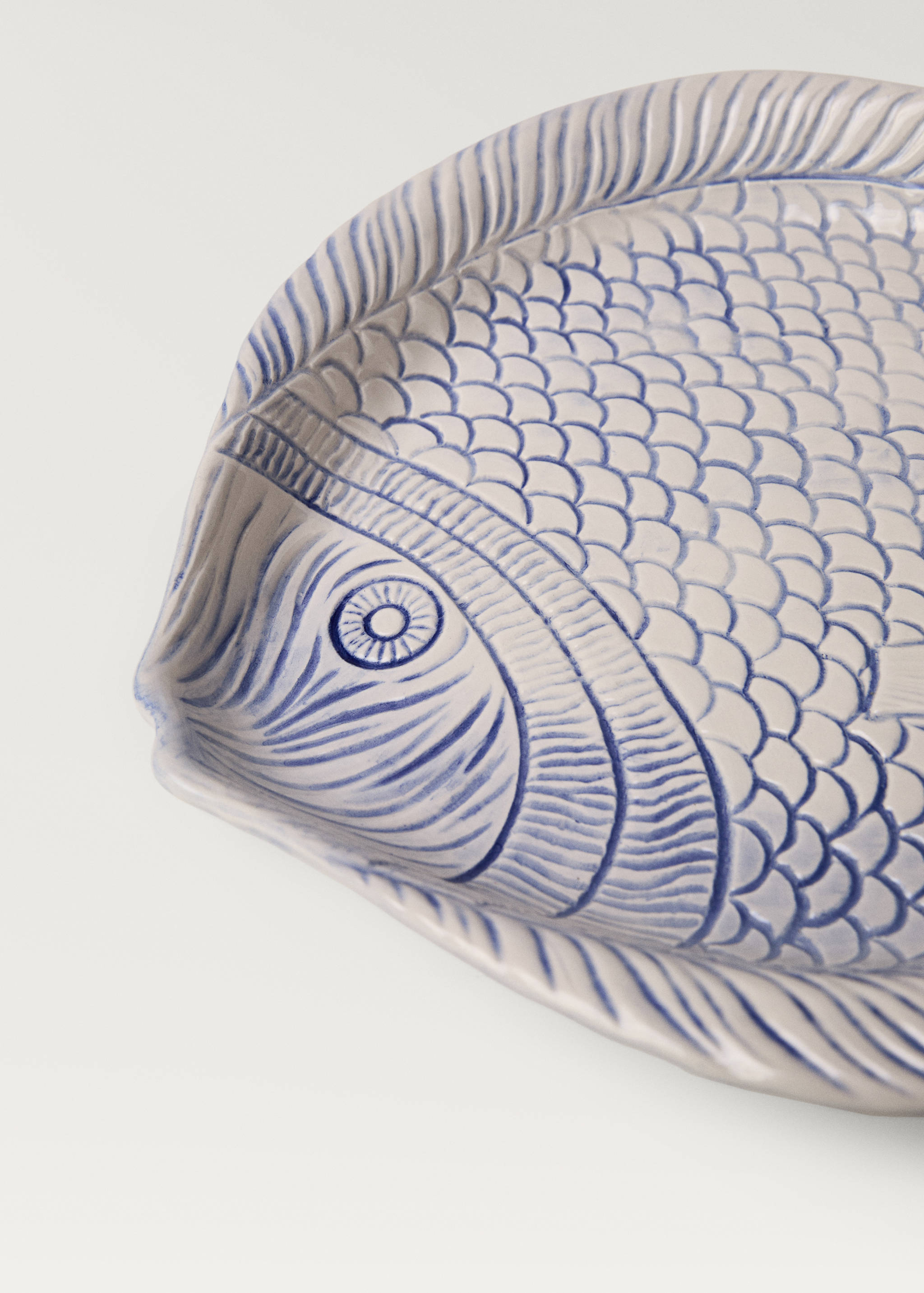 Duży półmisek z kamionki z wypukłym wzorem - Szczegóły artykułu 2