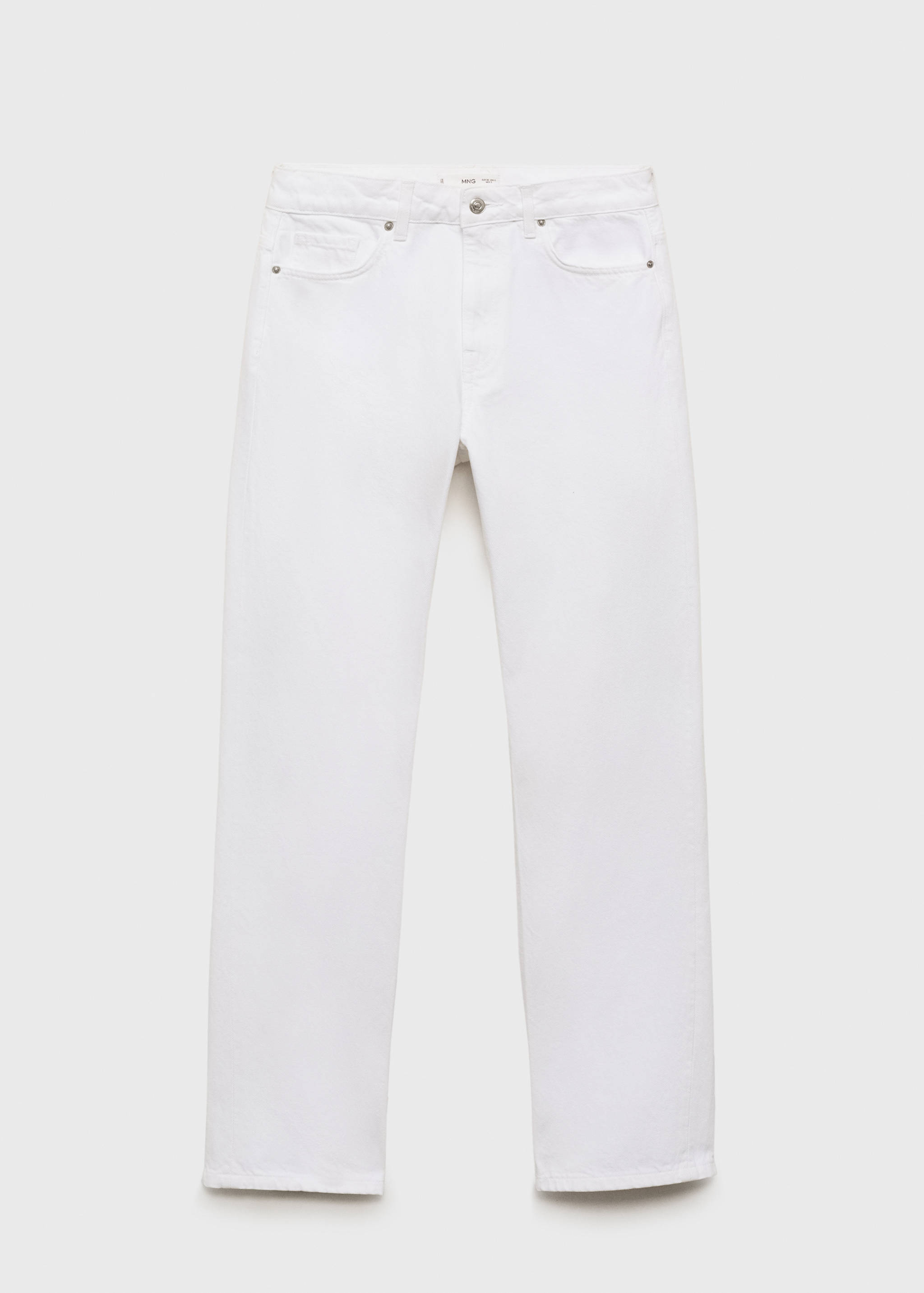 Mid-rise straight jeans - Article without model