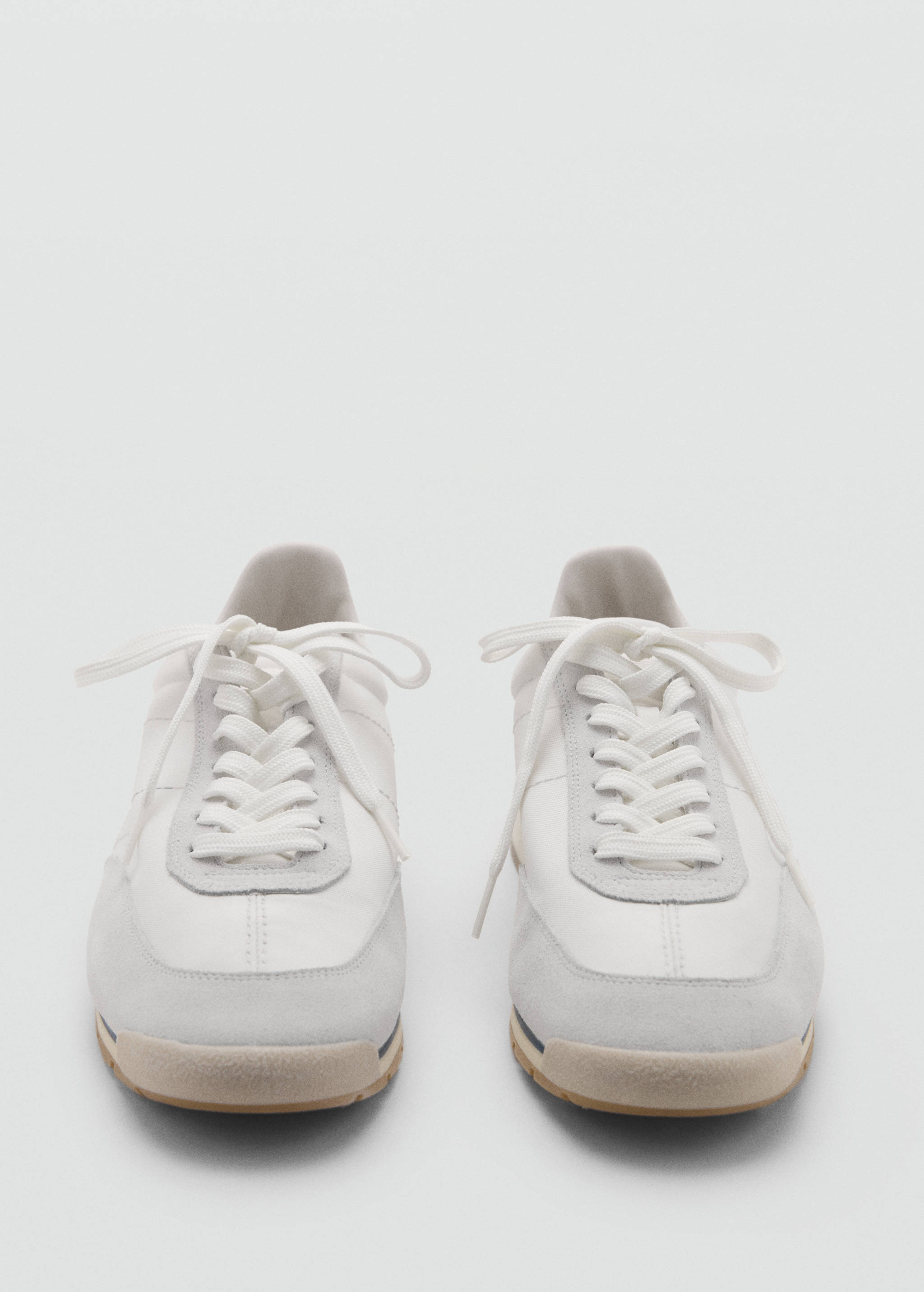 Leather mixed sneakers - Details of the article 2