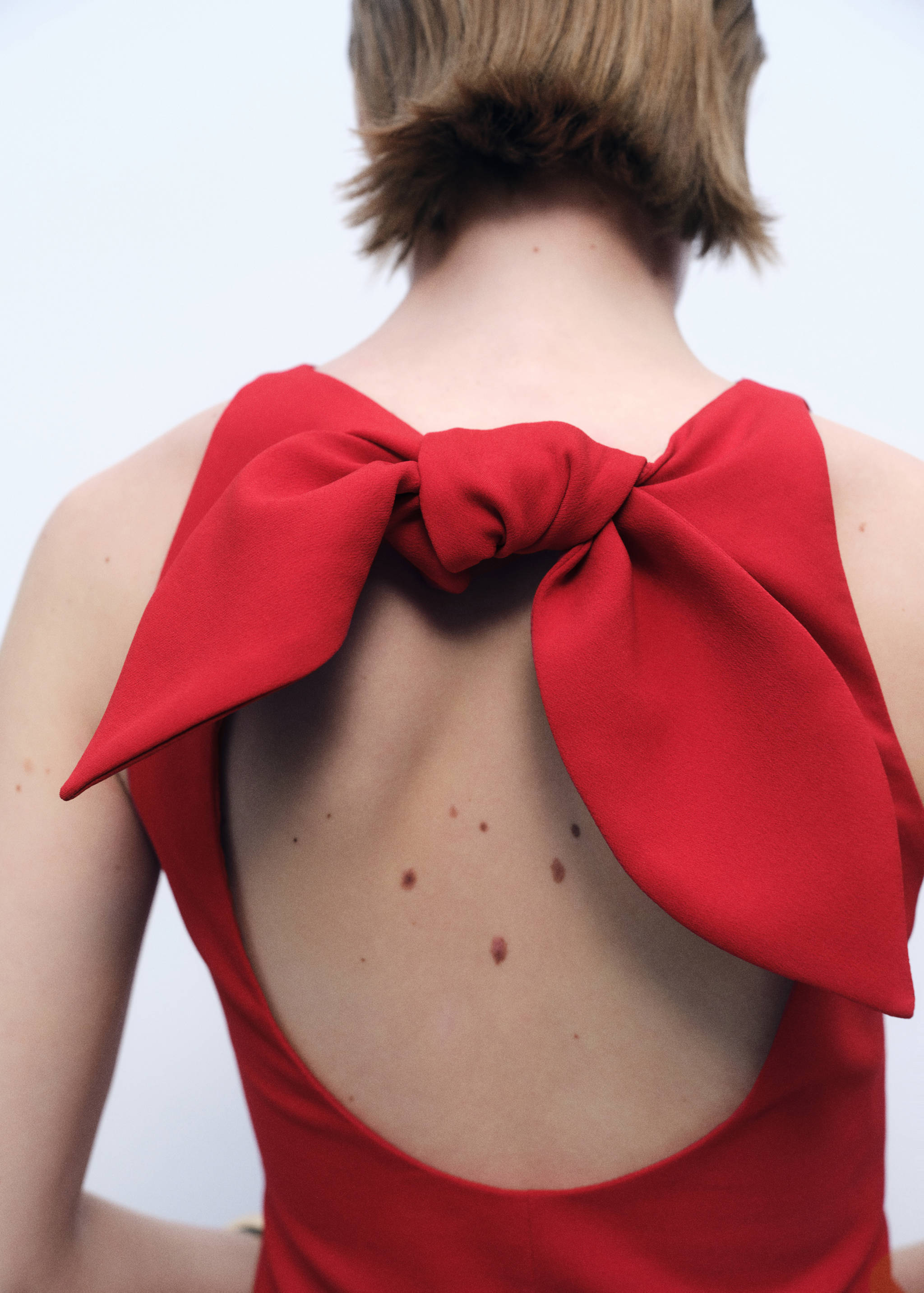 Crop top with bow on the back - Details of the article 6