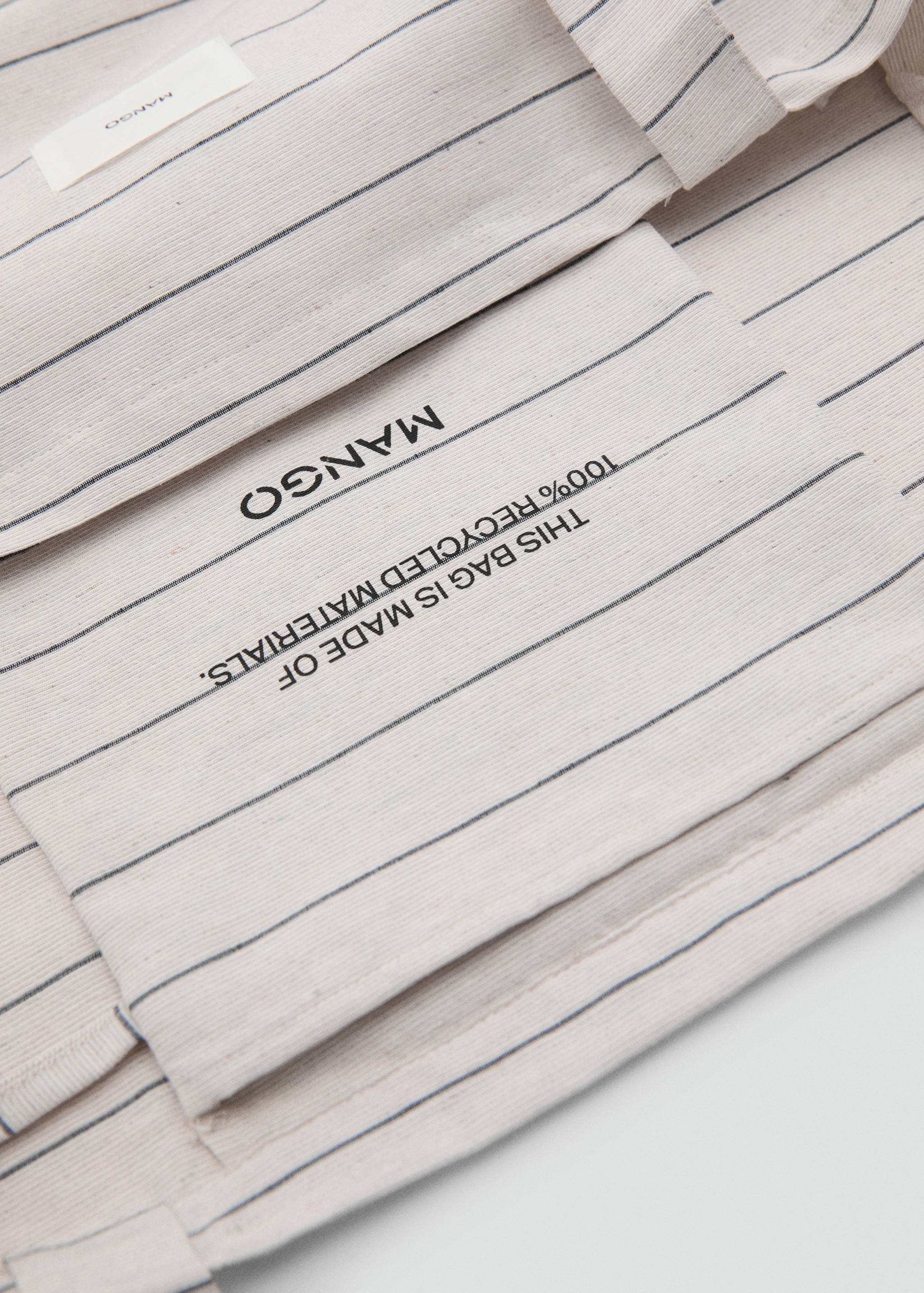 Bolso shopper rayas tamaño grande - Detalle del artículo 1