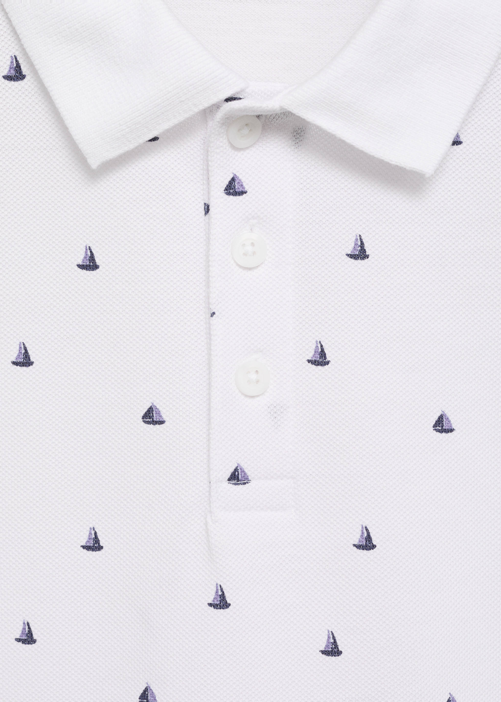 Polo coton imprimé - Détail de l'article 8