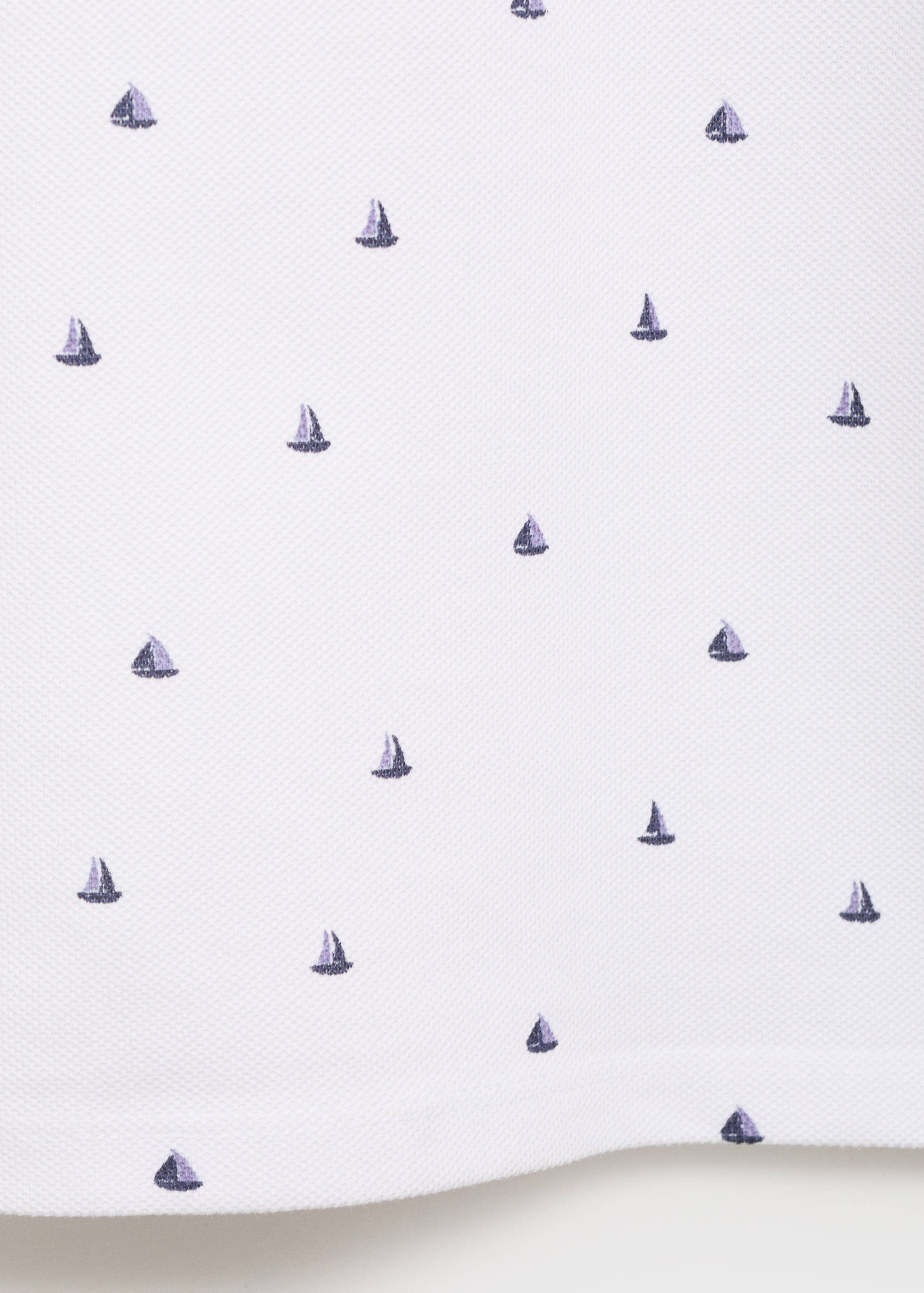 Polo coton imprimé - Détail de l'article 0