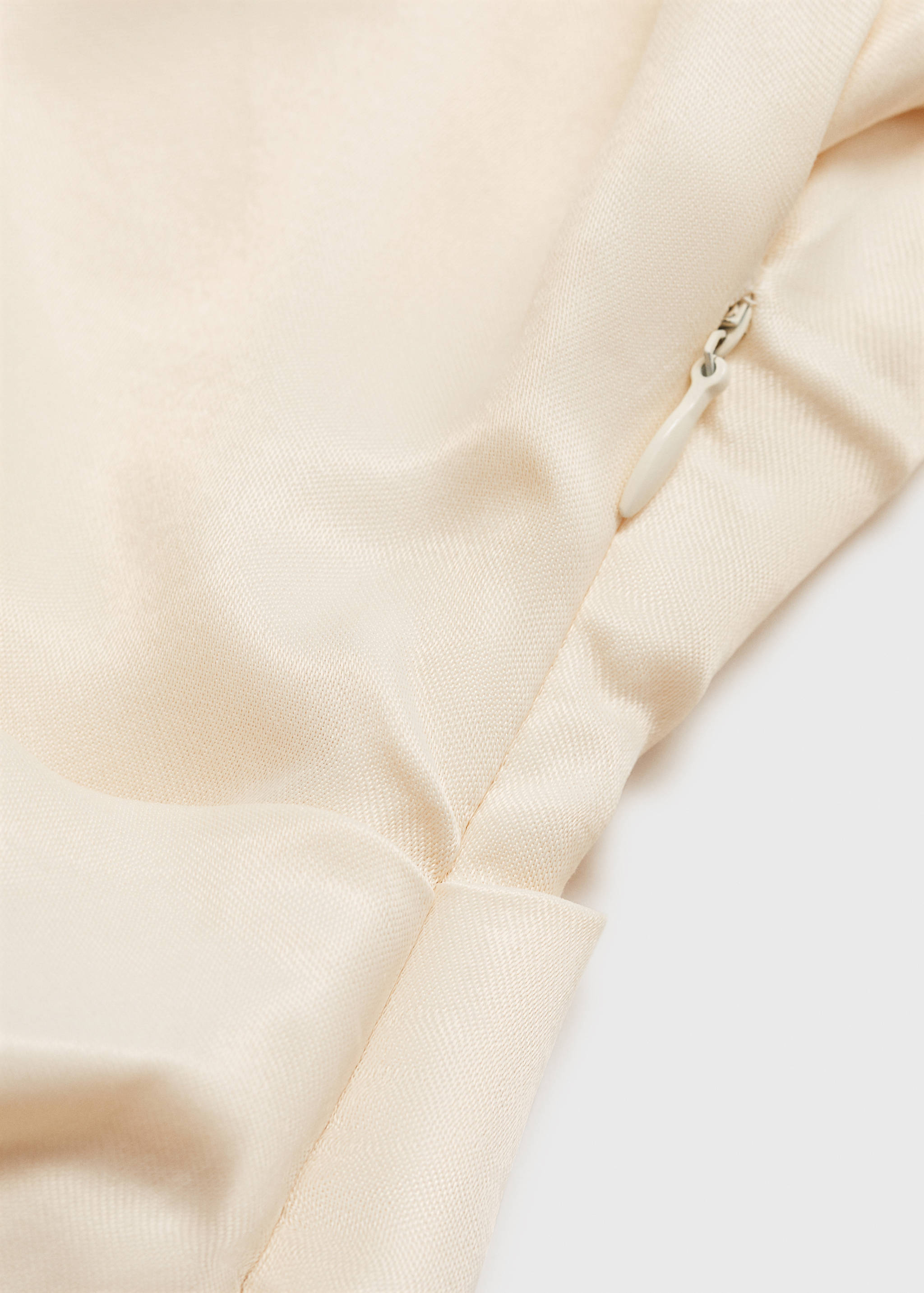 Vestido midi assimétrico drapeado - Pormenor do artigo 0