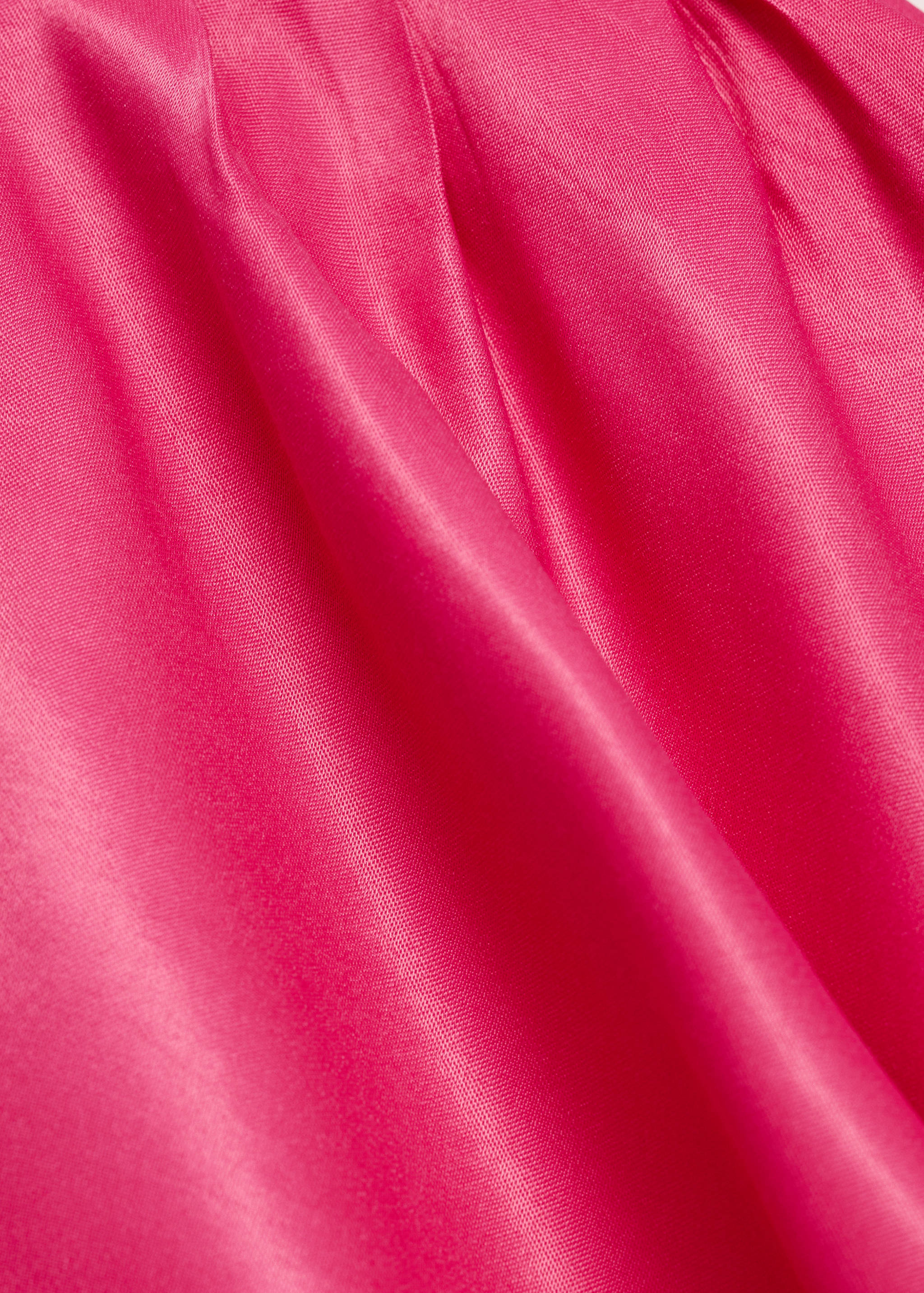 Vestido midi assimétrico drapeado - Pormenor do artigo 8