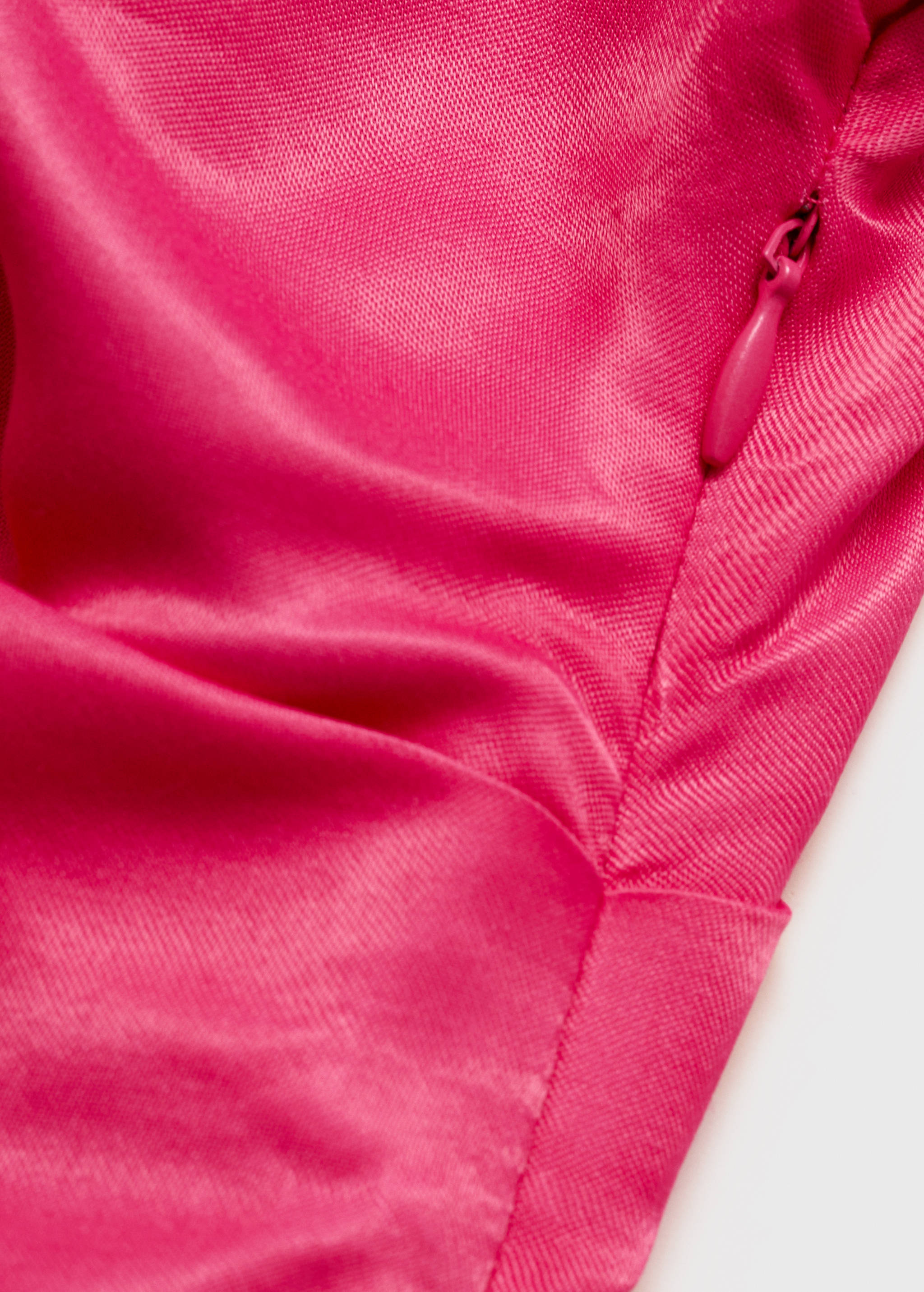 Vestido midi assimétrico drapeado - Pormenor do artigo 0