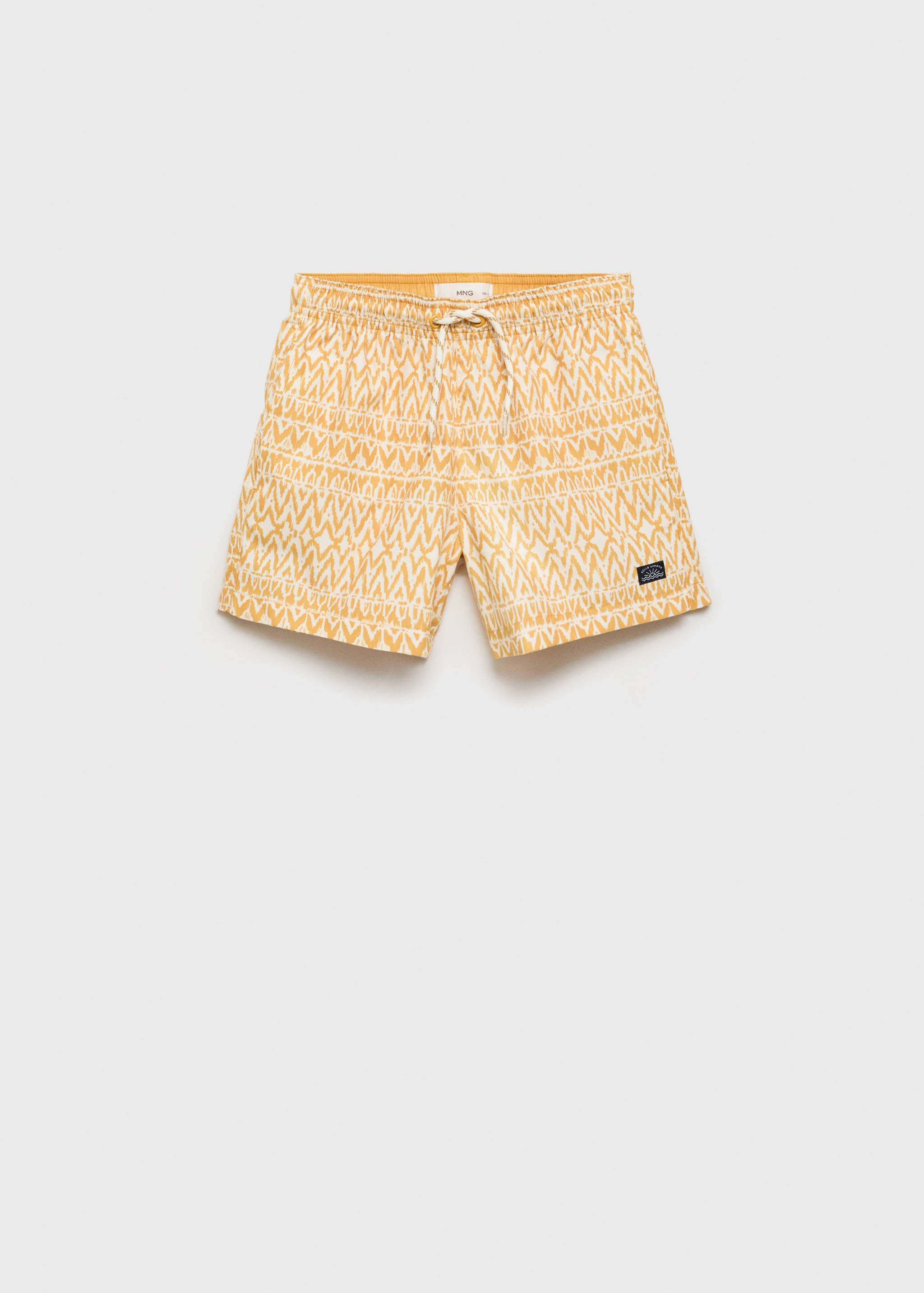 ملابس سباحة مطبوعة بأربطة رباط - منتج دون نموذج