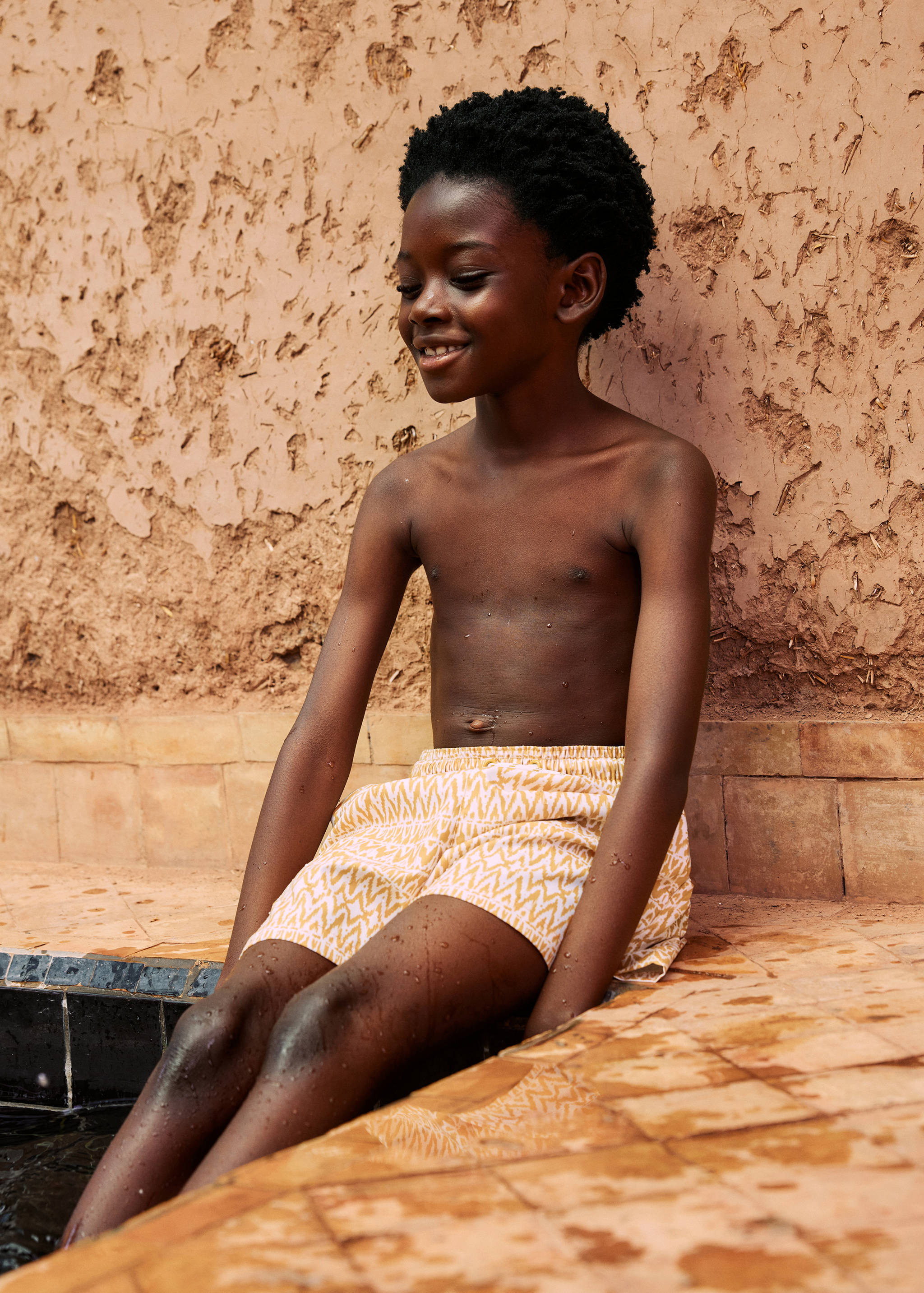 ملابس سباحة مطبوعة بأربطة رباط - تفاصيل المنتج 5