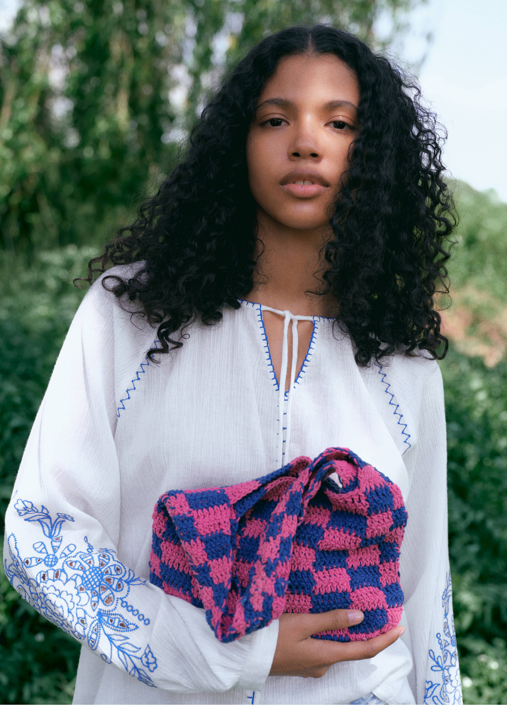 Szydełkowa torebka ze wzorem w kratę - Szczegóły artykułu 9