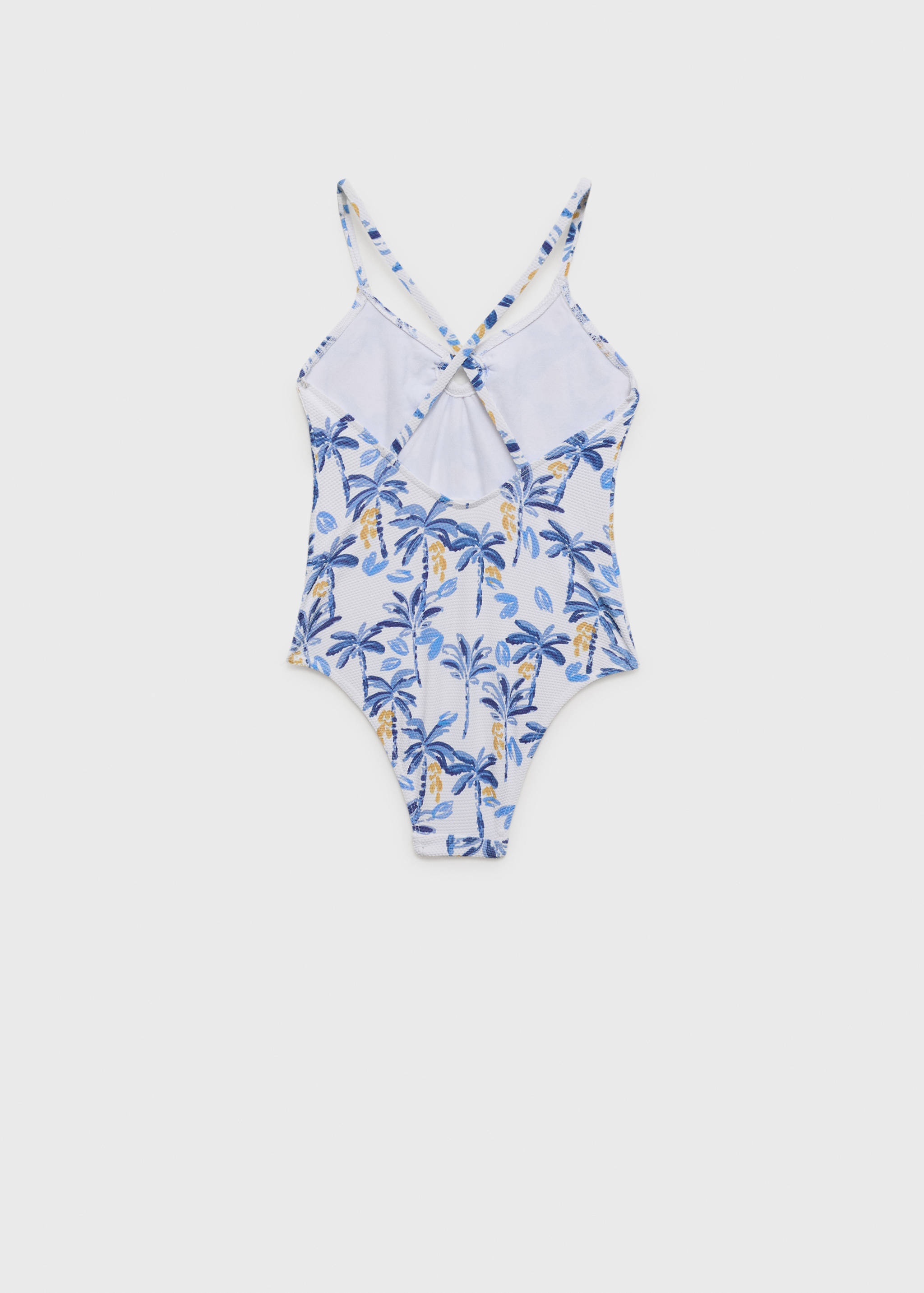 Tropical print swimsuit - Reverse of the article