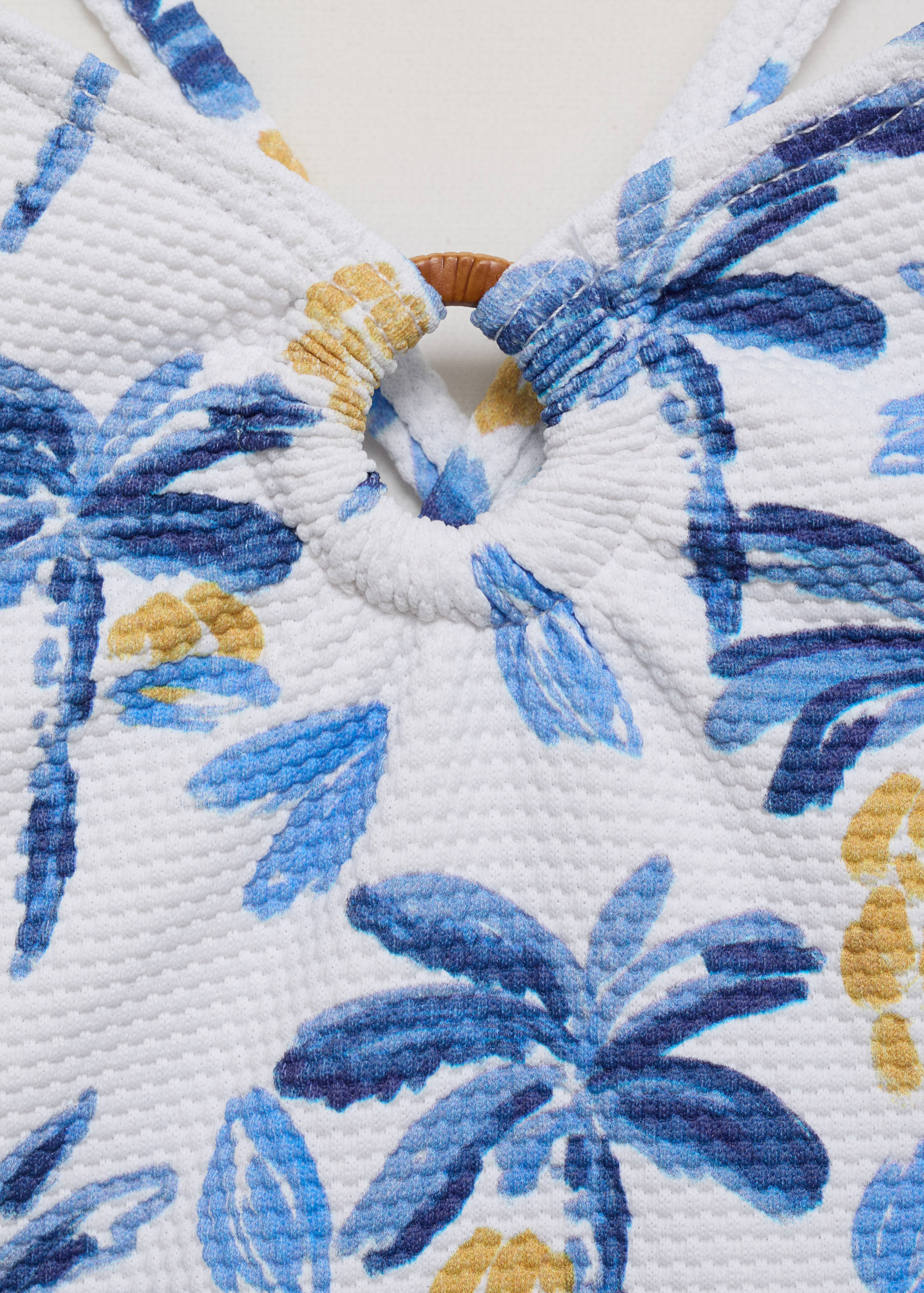 Tropical print swimsuit - Details of the article 8
