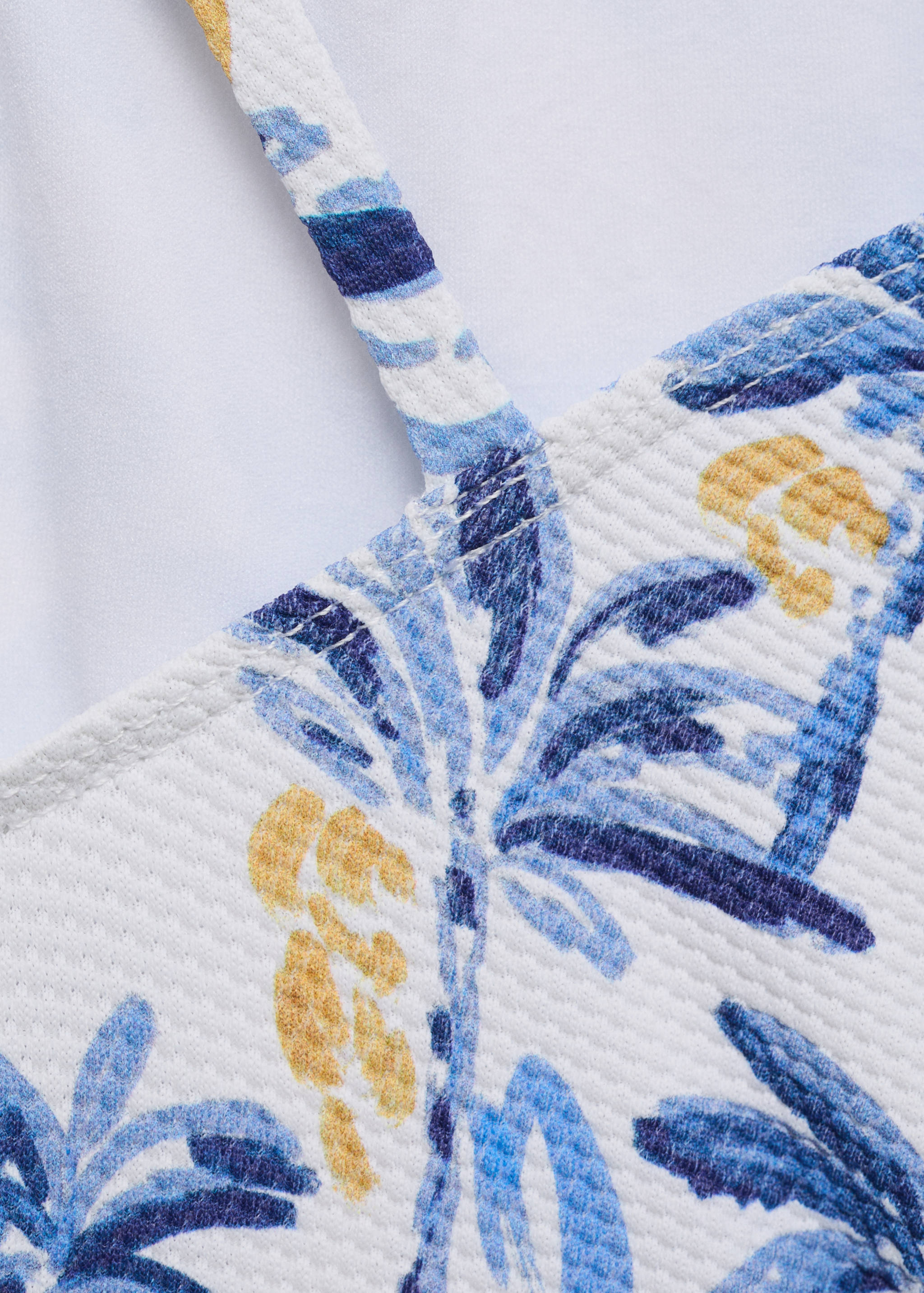 Tropical print swimsuit - Details of the article 0