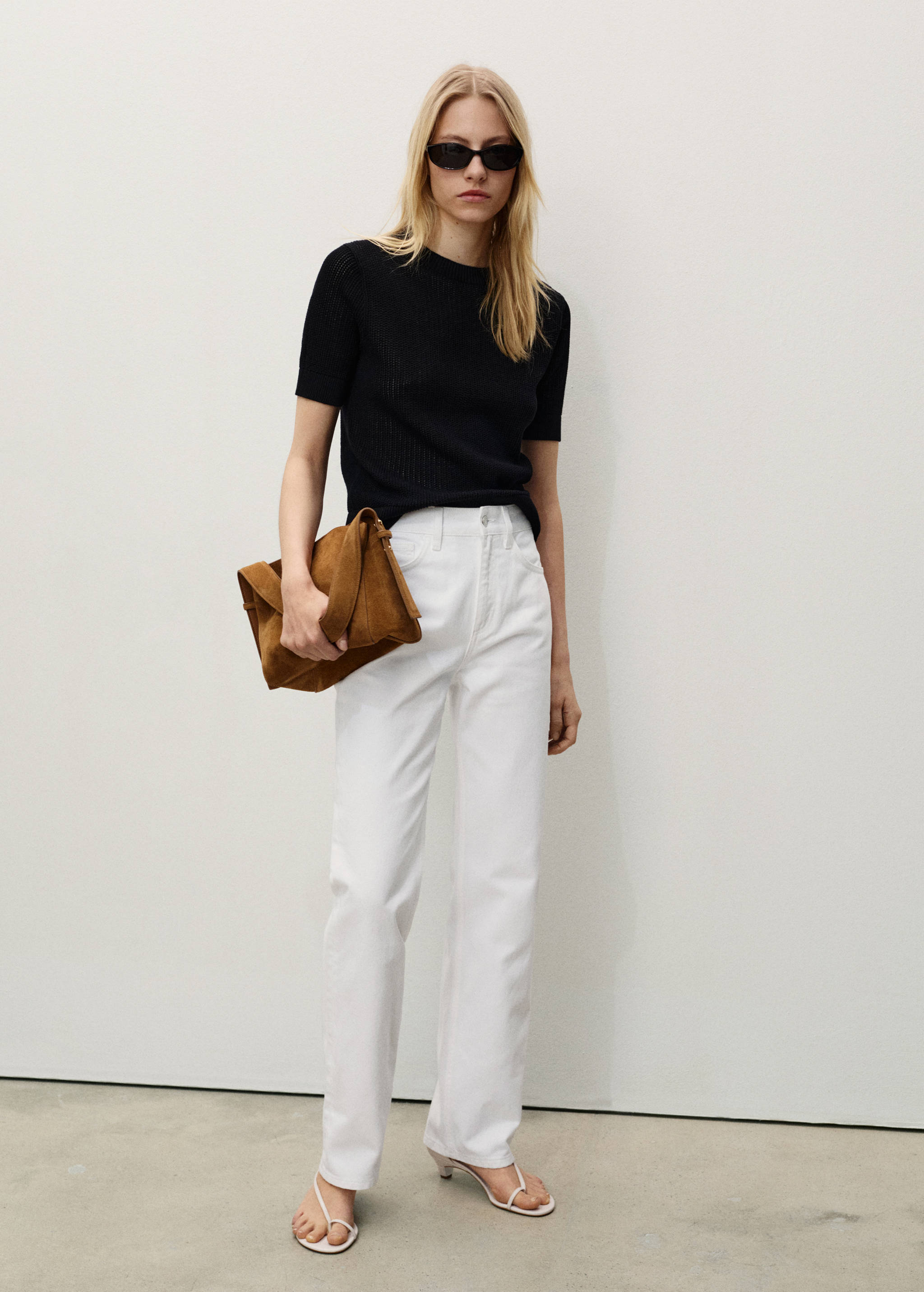 Matilda medium-rise straight-fit jeans - General plane