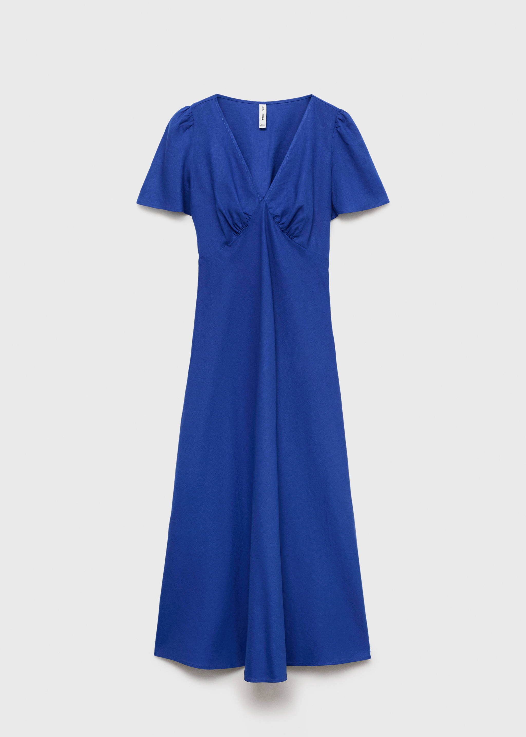 Floral linen-blend dress - Article without model