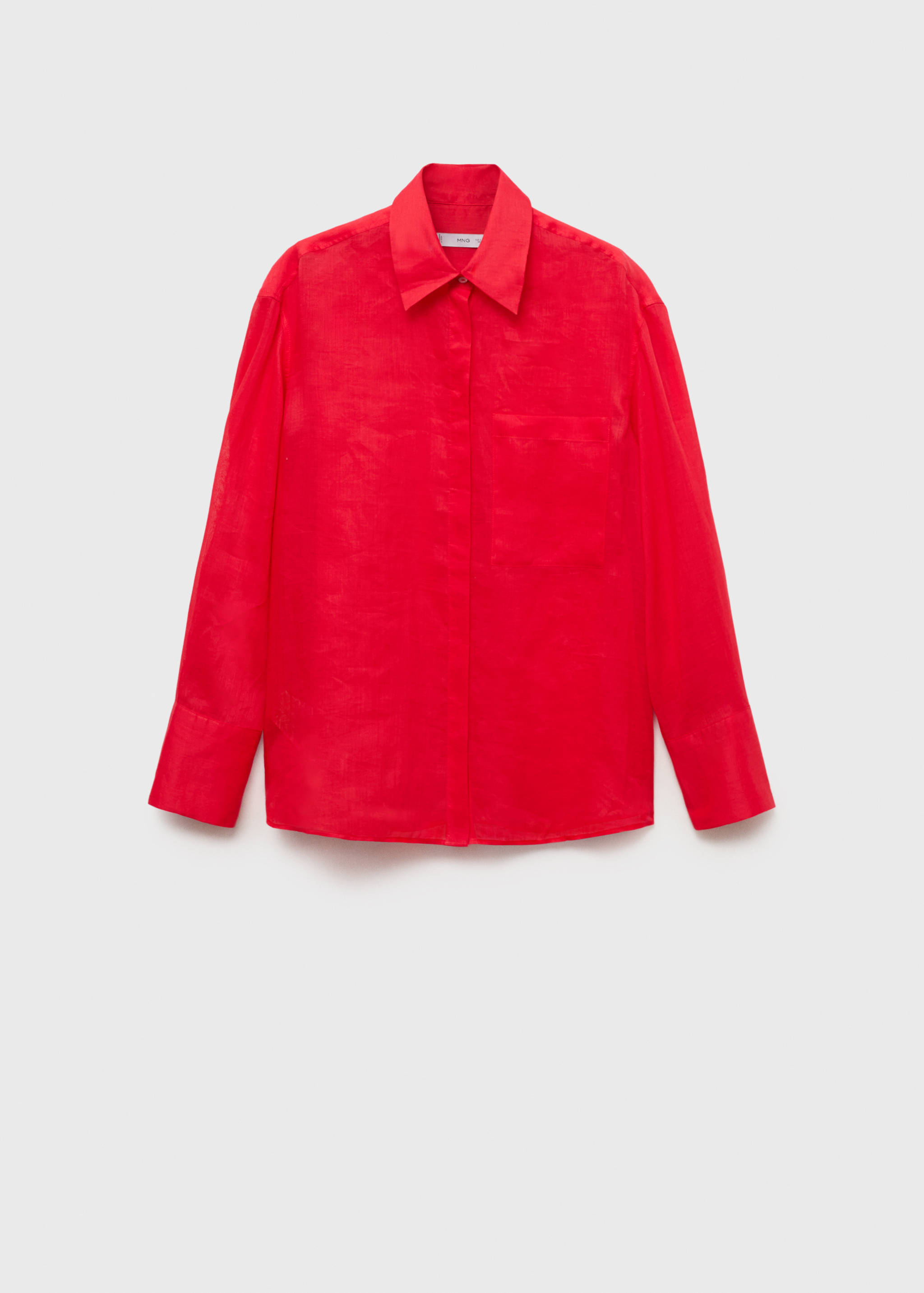 Ramie shirt with pocket - Article without model