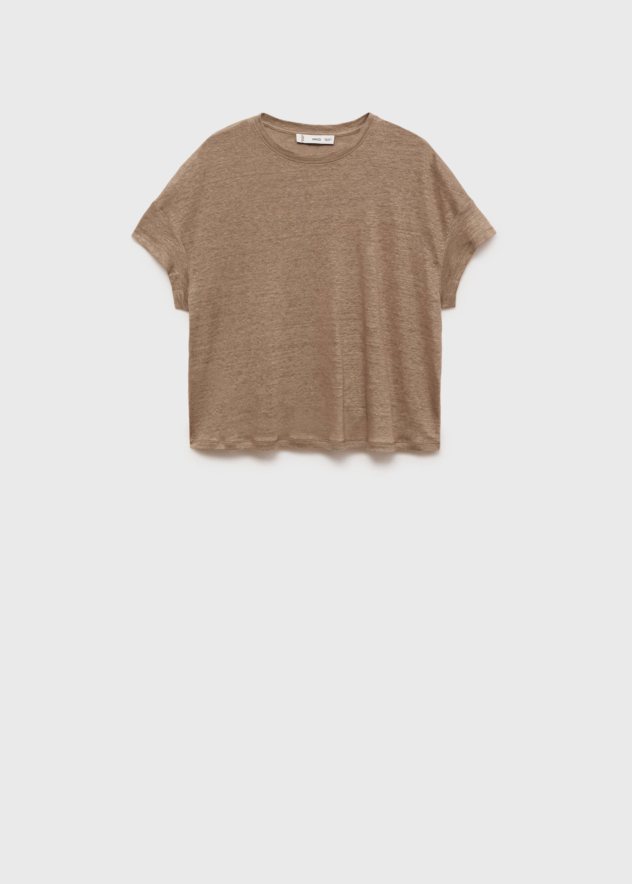Camiseta lino manga corta - Artículo sin modelo