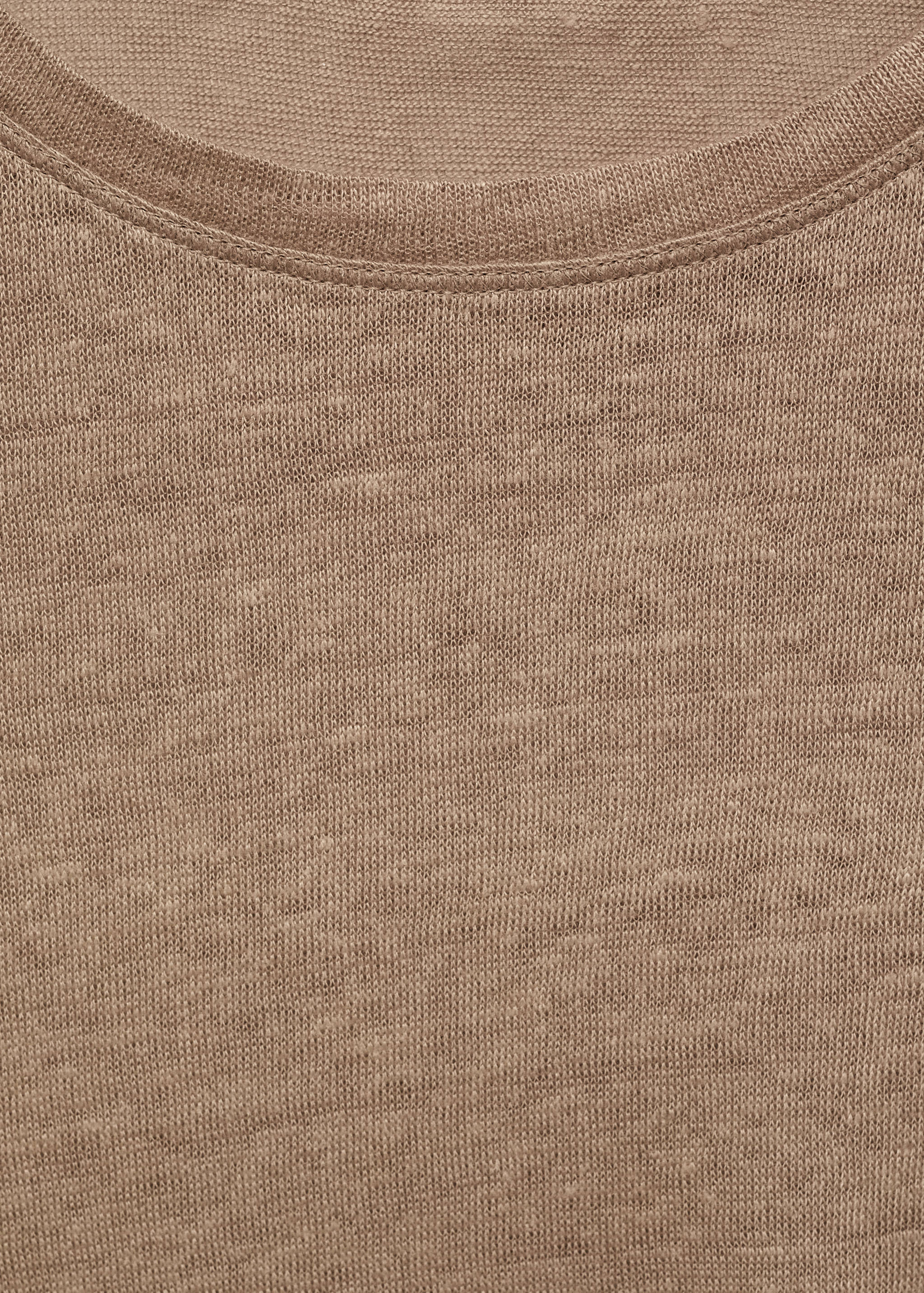 Camiseta lino manga corta - Detalle del artículo 8