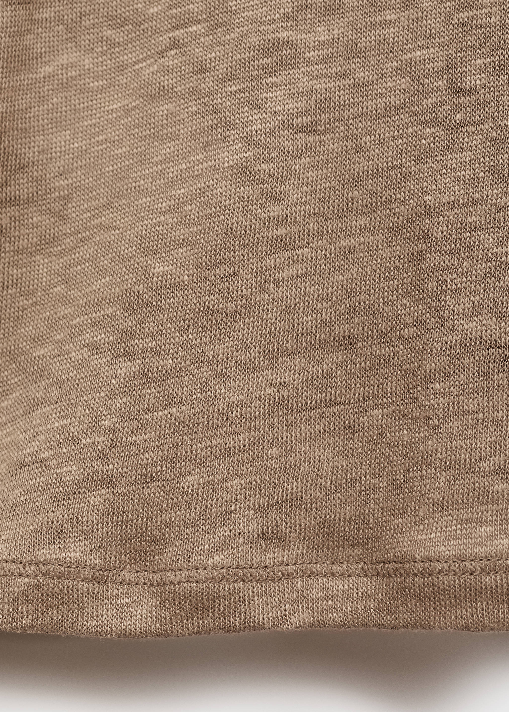 Camiseta lino manga corta - Detalle del artículo 0