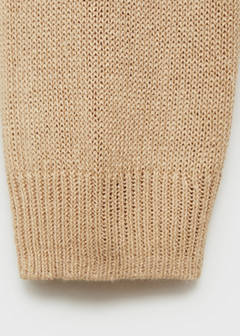 Linen-blend boat-neck sweater — Medium Brown 7