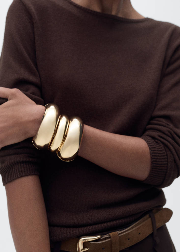 Linen-blend boat-neck sweater — Chocolate