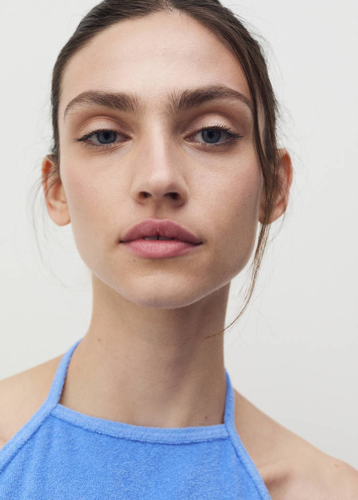 Terry cotton top — Blue
