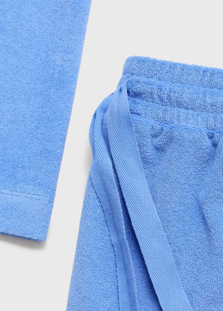 Terry cotton top — Blue