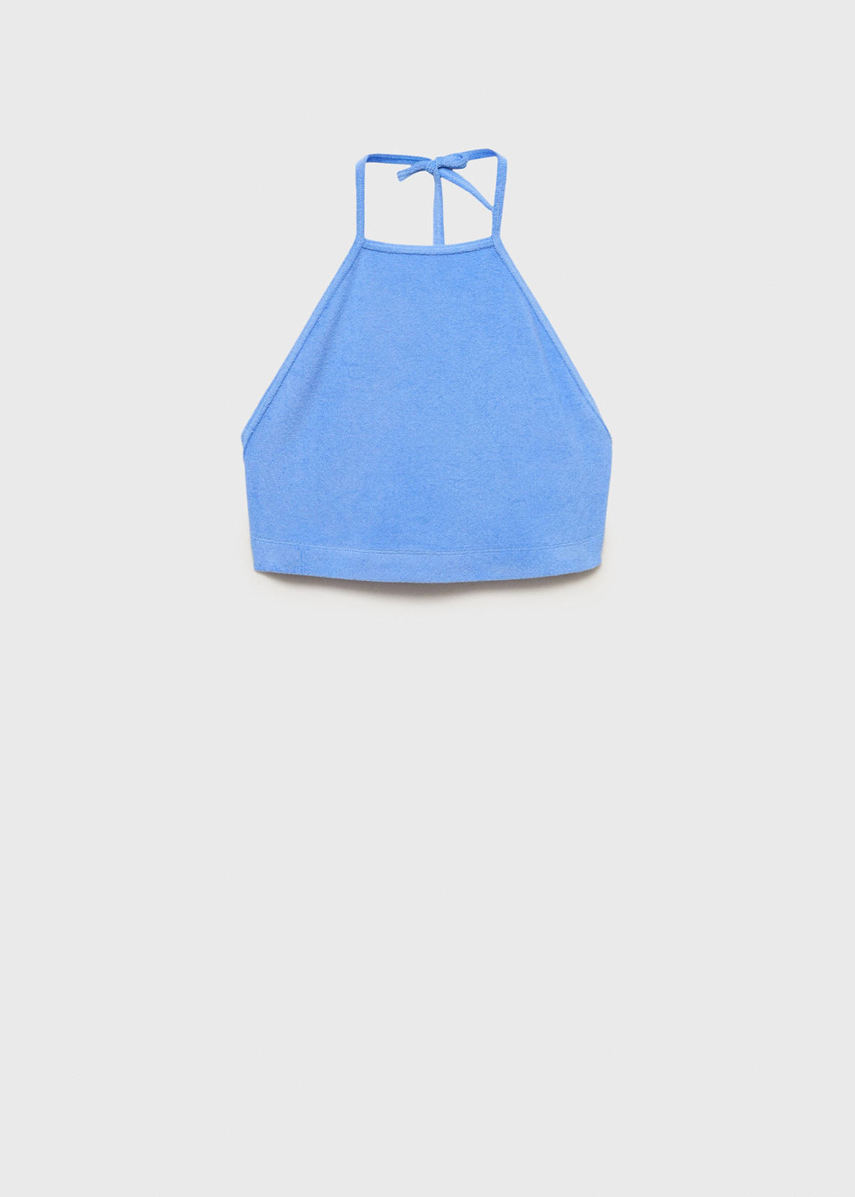 Terry cotton top — Blue