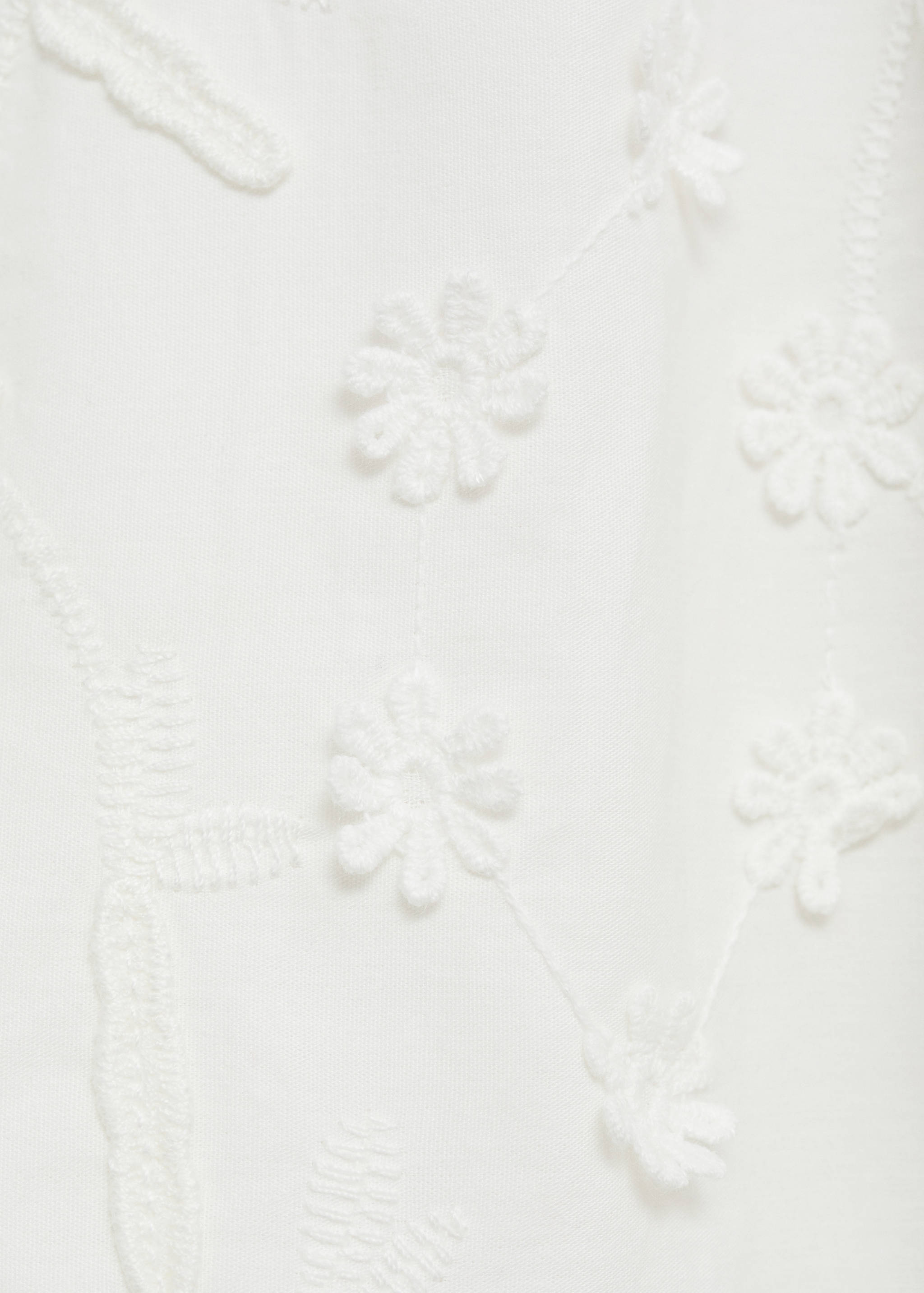 Floral embroidery dress - Details of the article 0