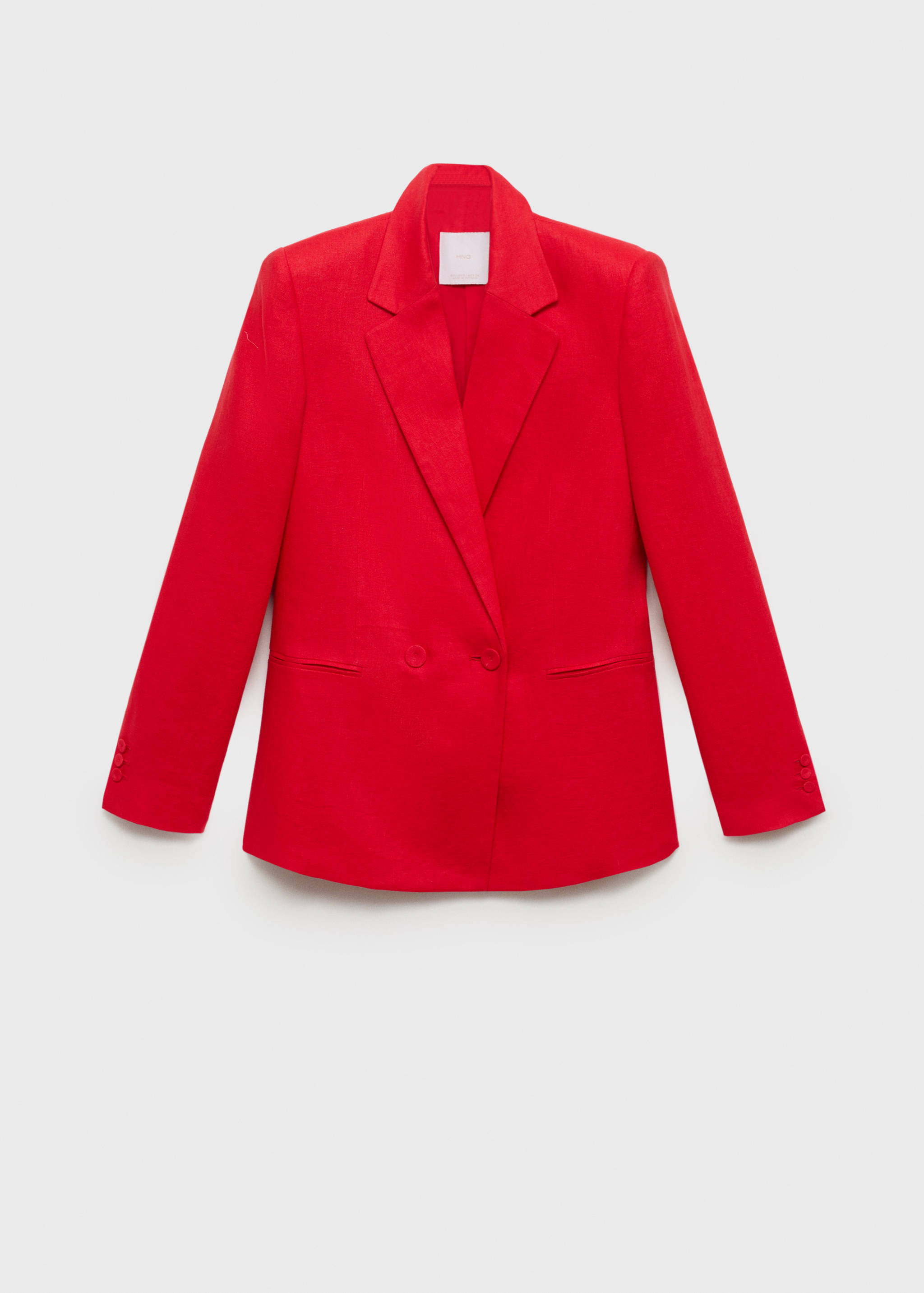 Blazer costume lin double boutonnage - Article sans modèle