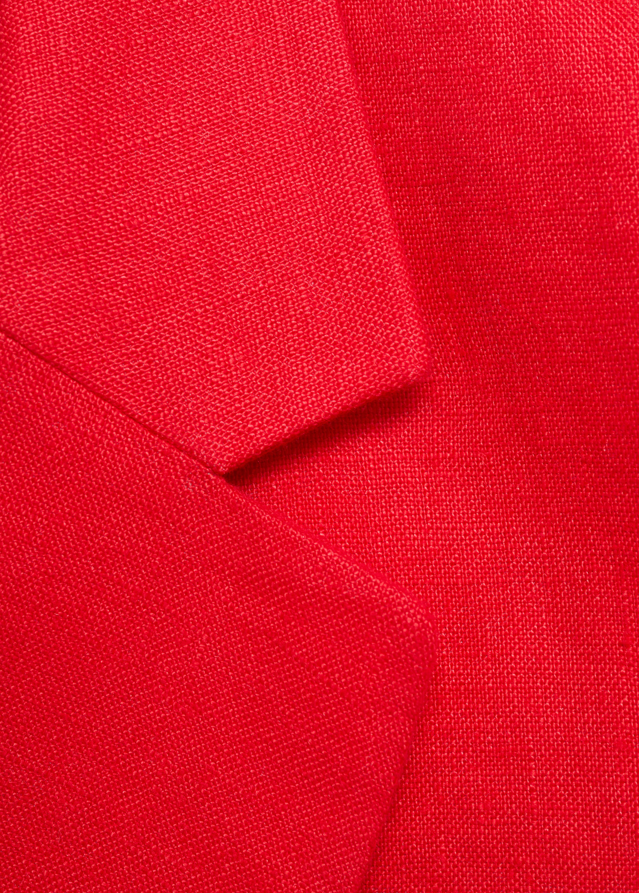 Blazer costume lin double boutonnage - Détail de l'article 8