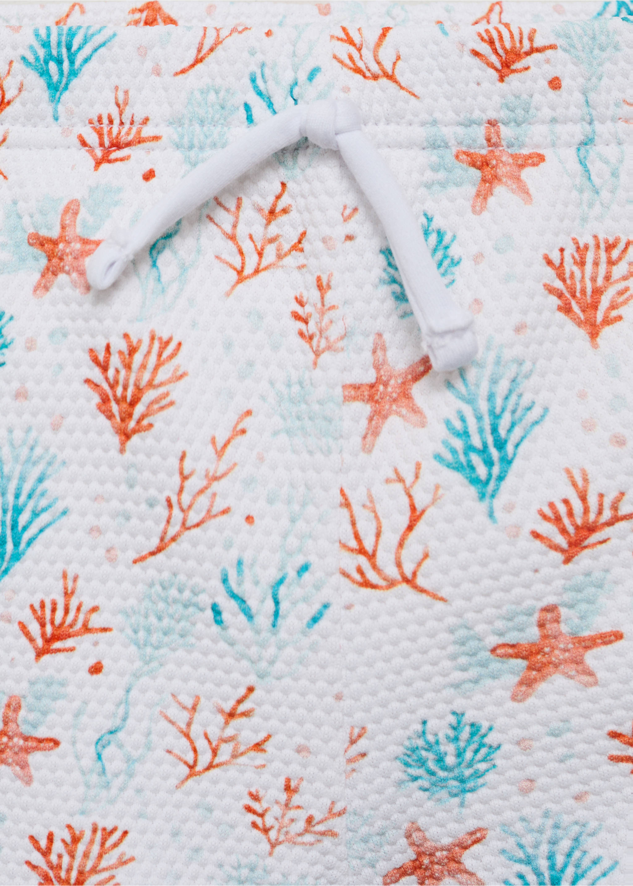 Bañador estampado textura - Detalle del artículo 0, Rojo coral. Ref: 87057177-00.