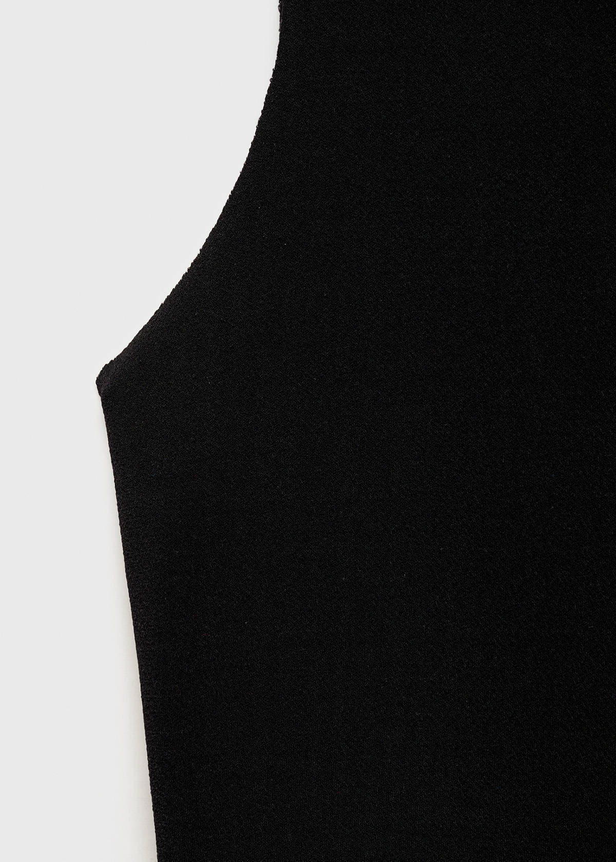 Boat-neck knitted dress — Black