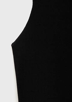 Boat-neck knitted dress — Black 9