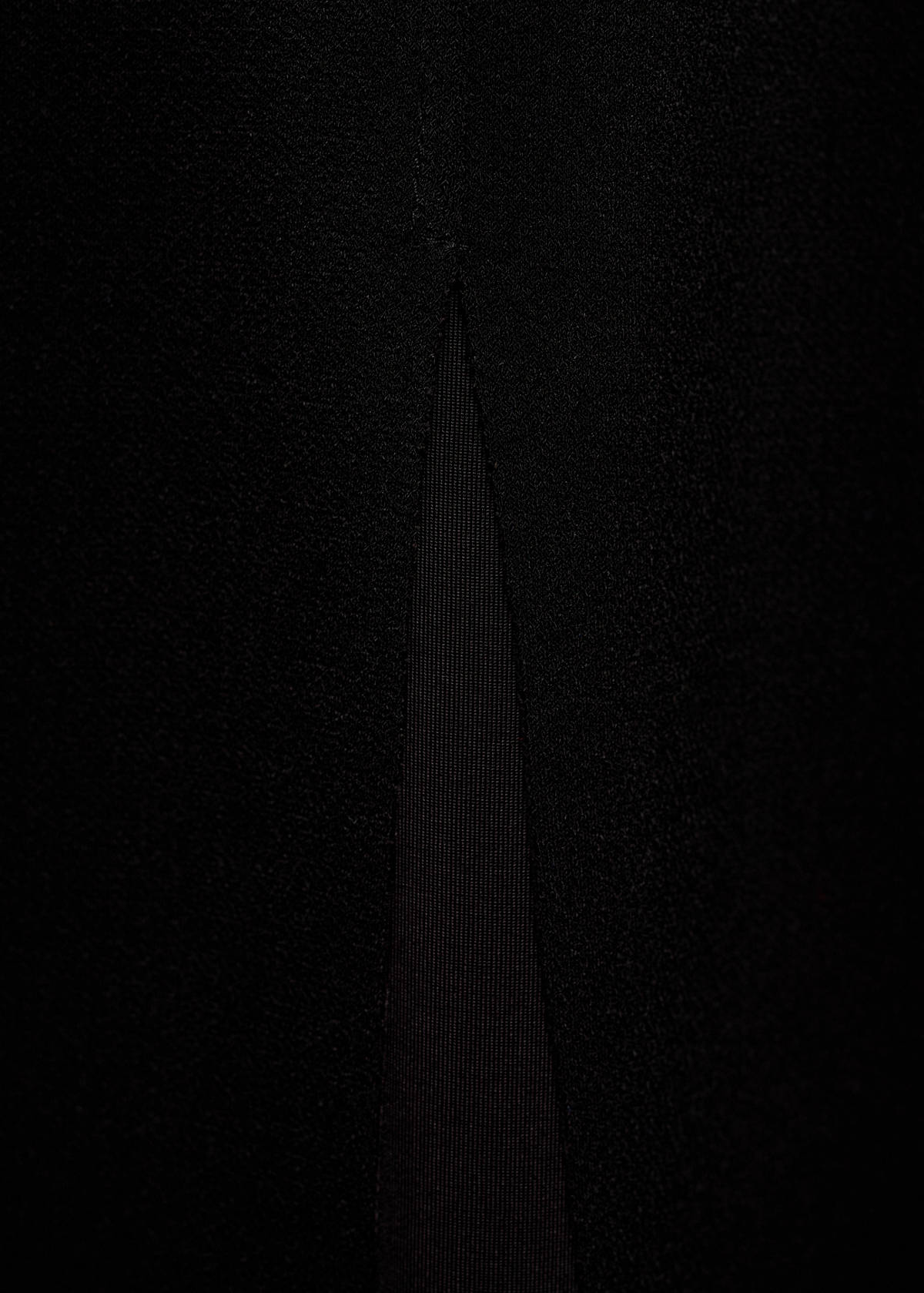 Boat-neck knitted dress — Black
