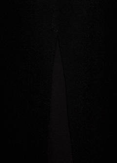 Boat-neck knitted dress — Black 10