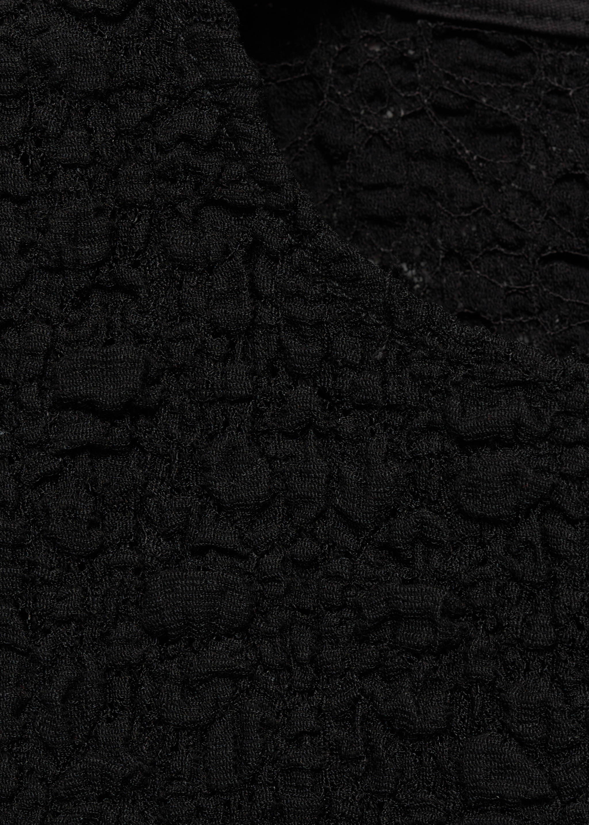 Фактурная футболка из смесового хлопка - Деталь изделия 8