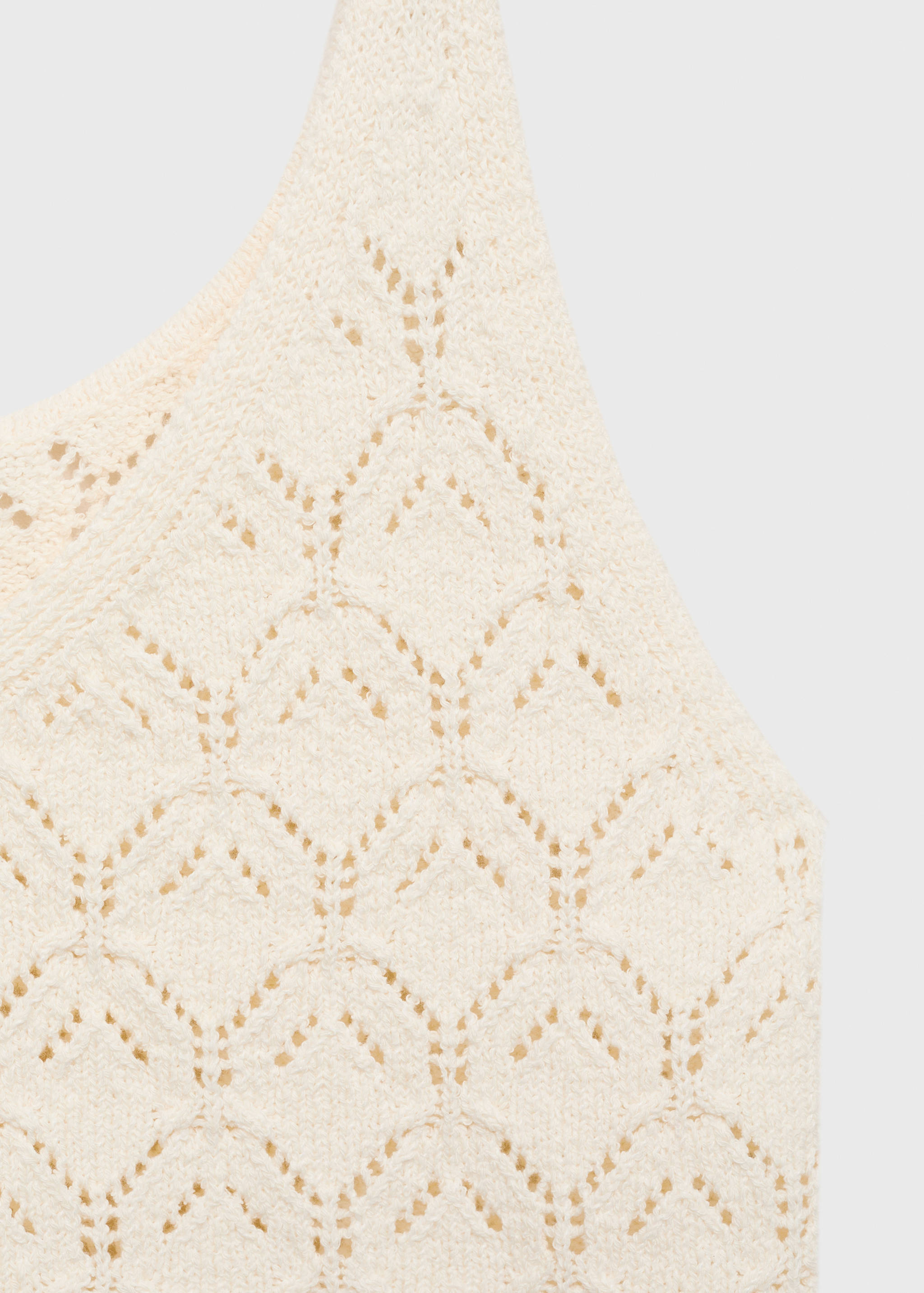 Openwork details knit top - Details of the article 8