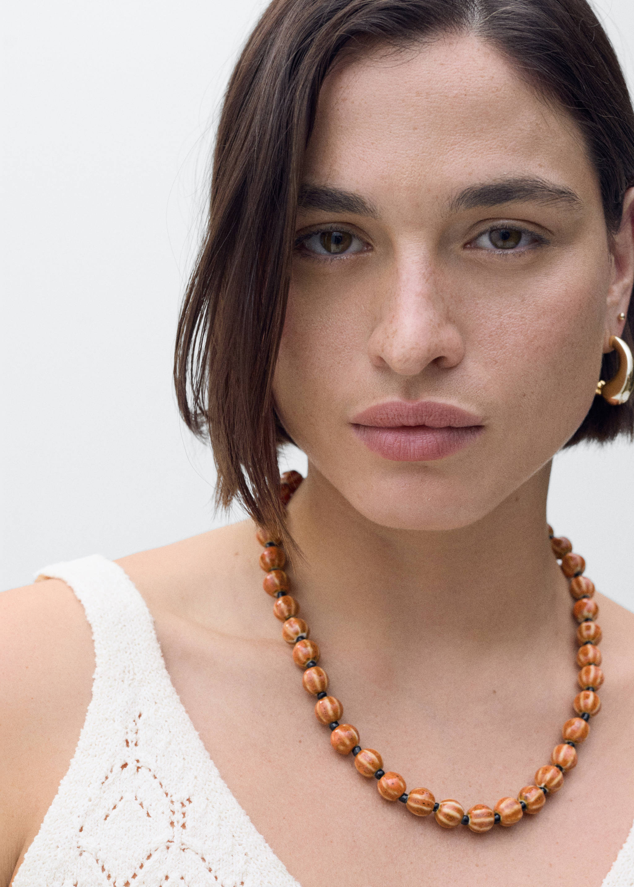 Openwork details knit top - Details of the article 4