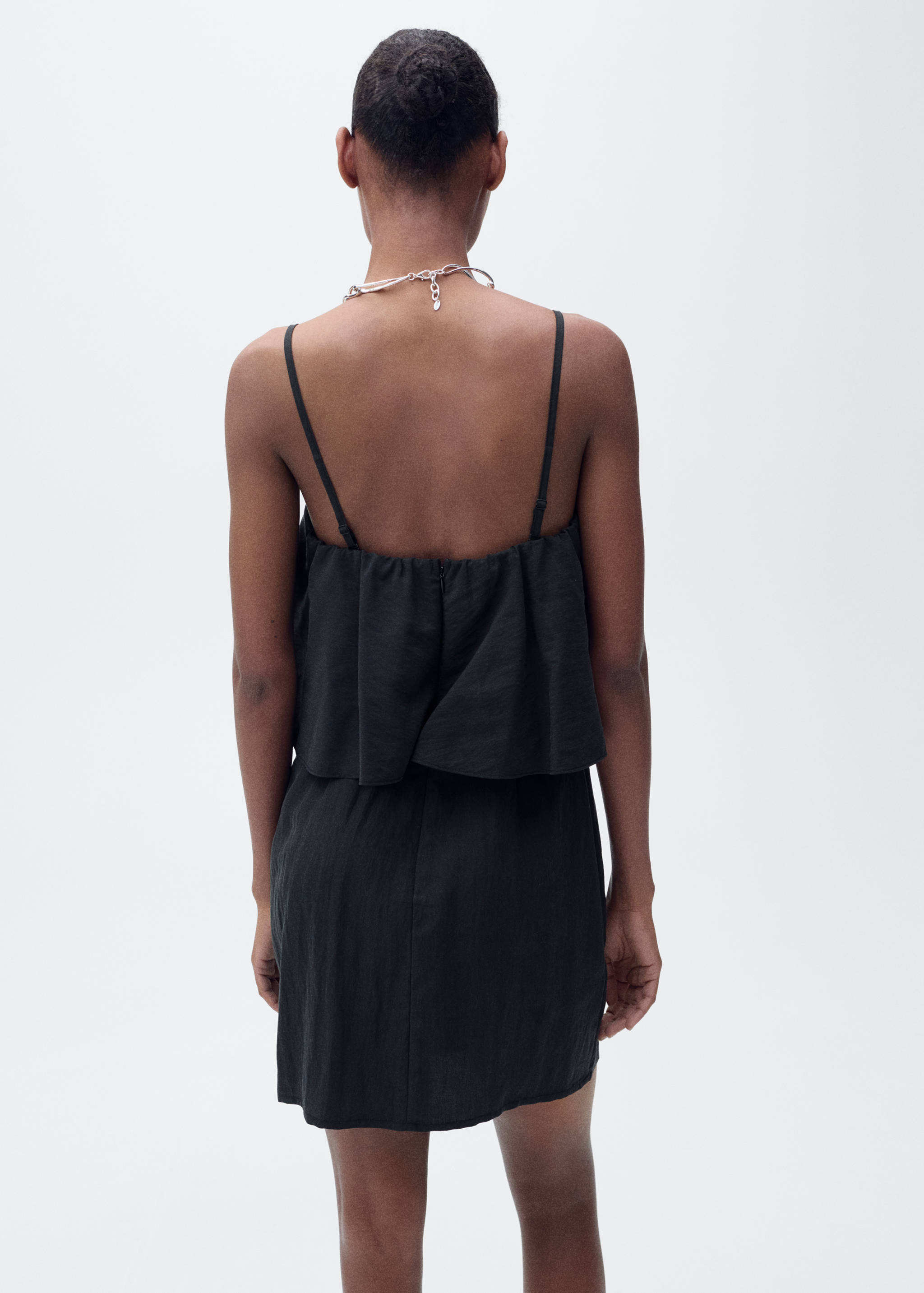 Vestido lyocell volante - Reverso del artículo