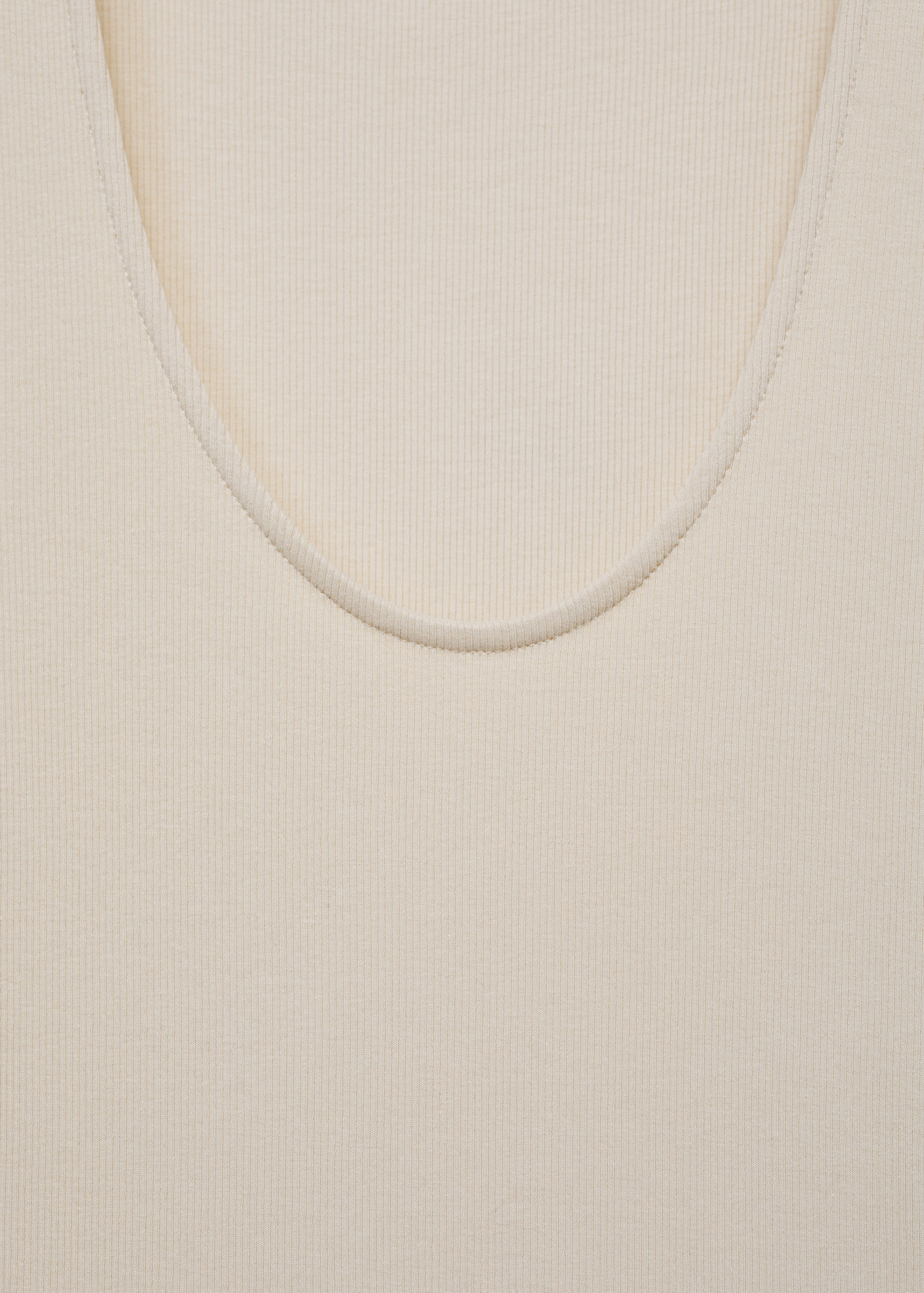 Flared dress in combined fabric - Details of the article 8