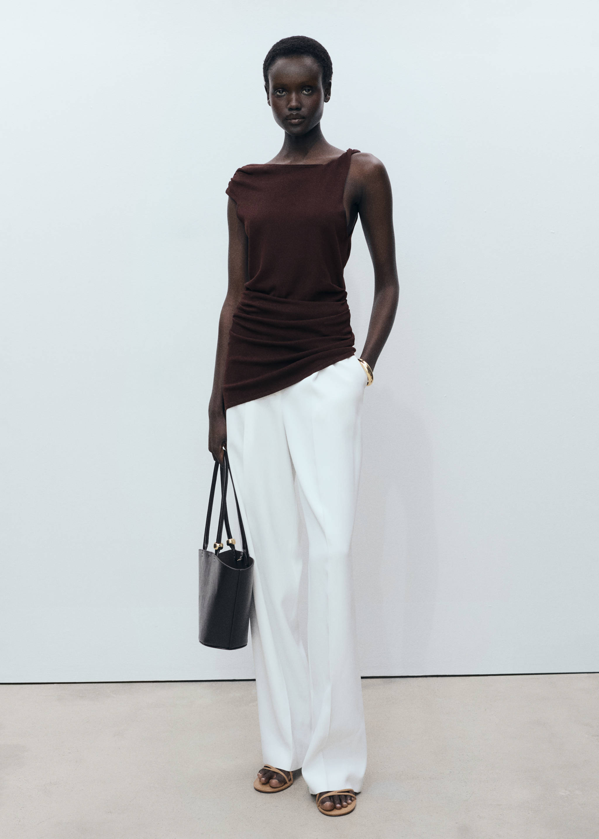 Haut asymétrique maille fine - Plan général