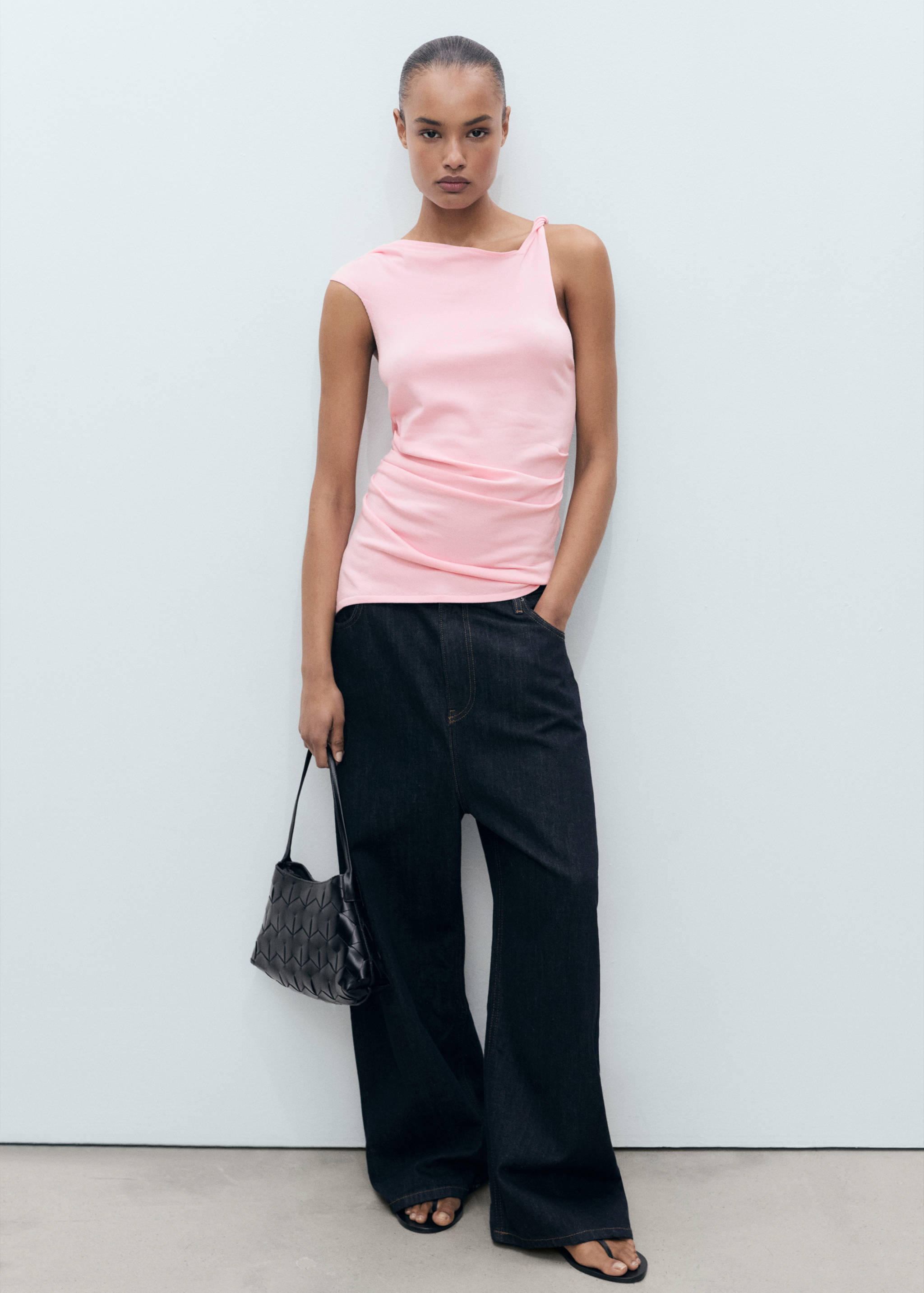 Haut asymétrique maille fine - Plan général