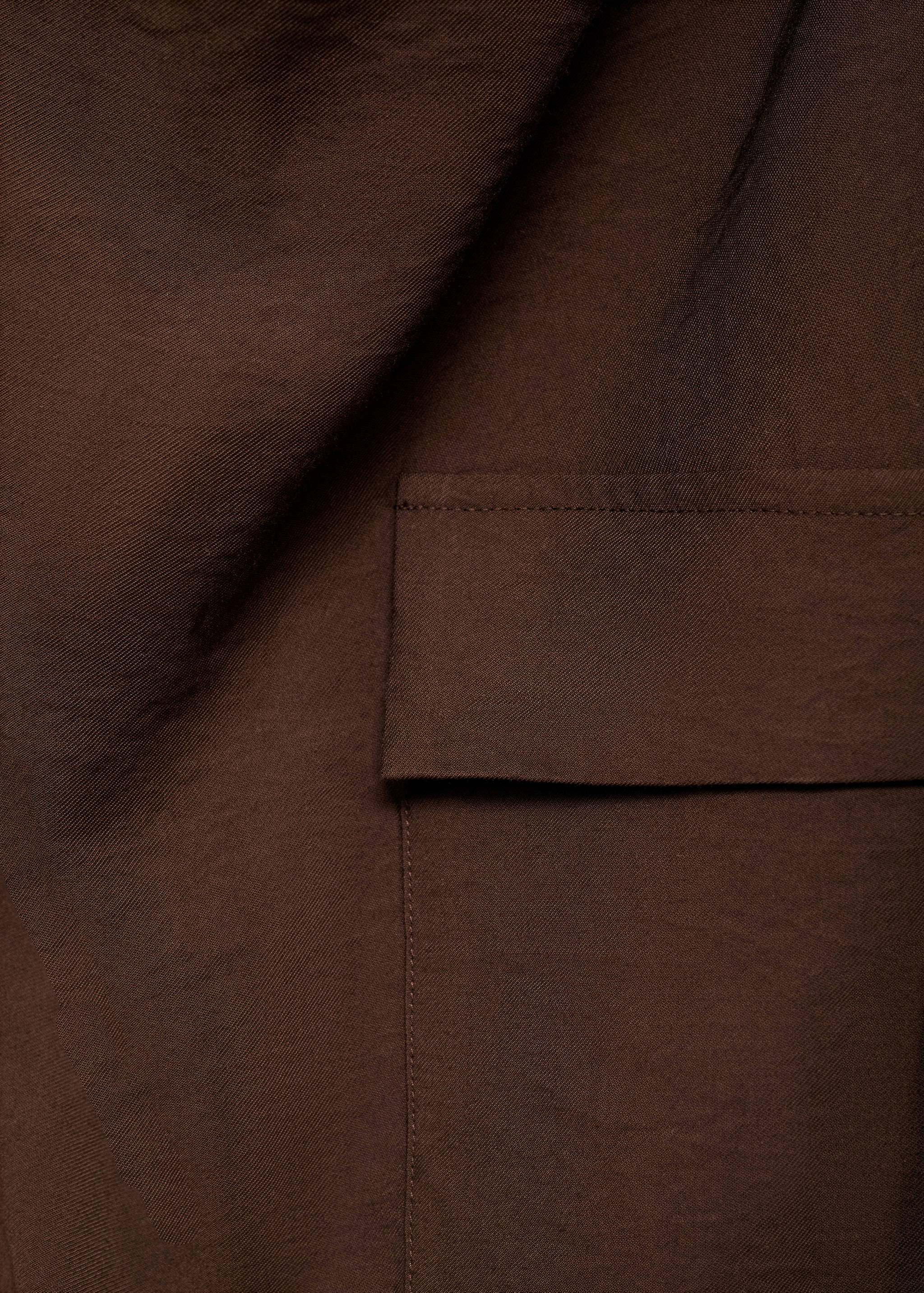 Blouse with draped neck and belt - Details of the article 8