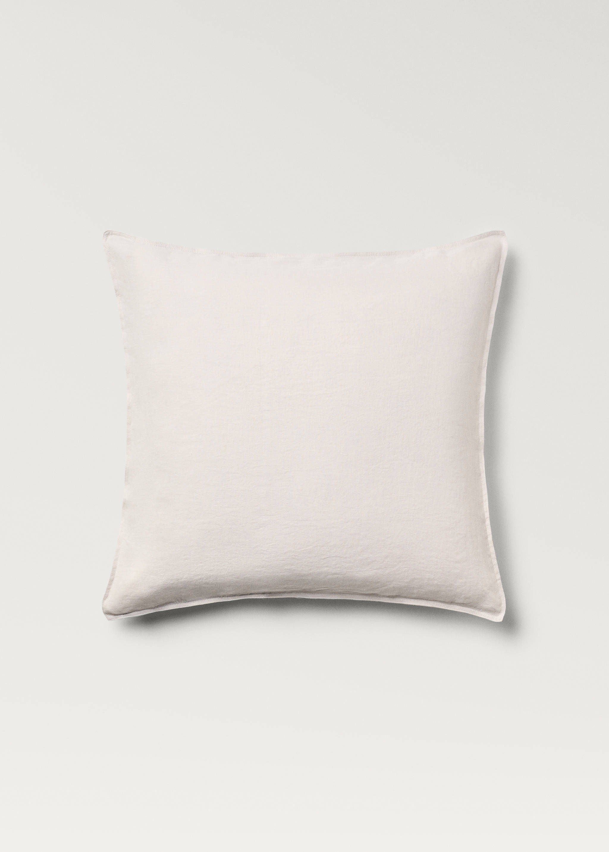 Two washed linen pillowcases 60x60 cm - Article without model