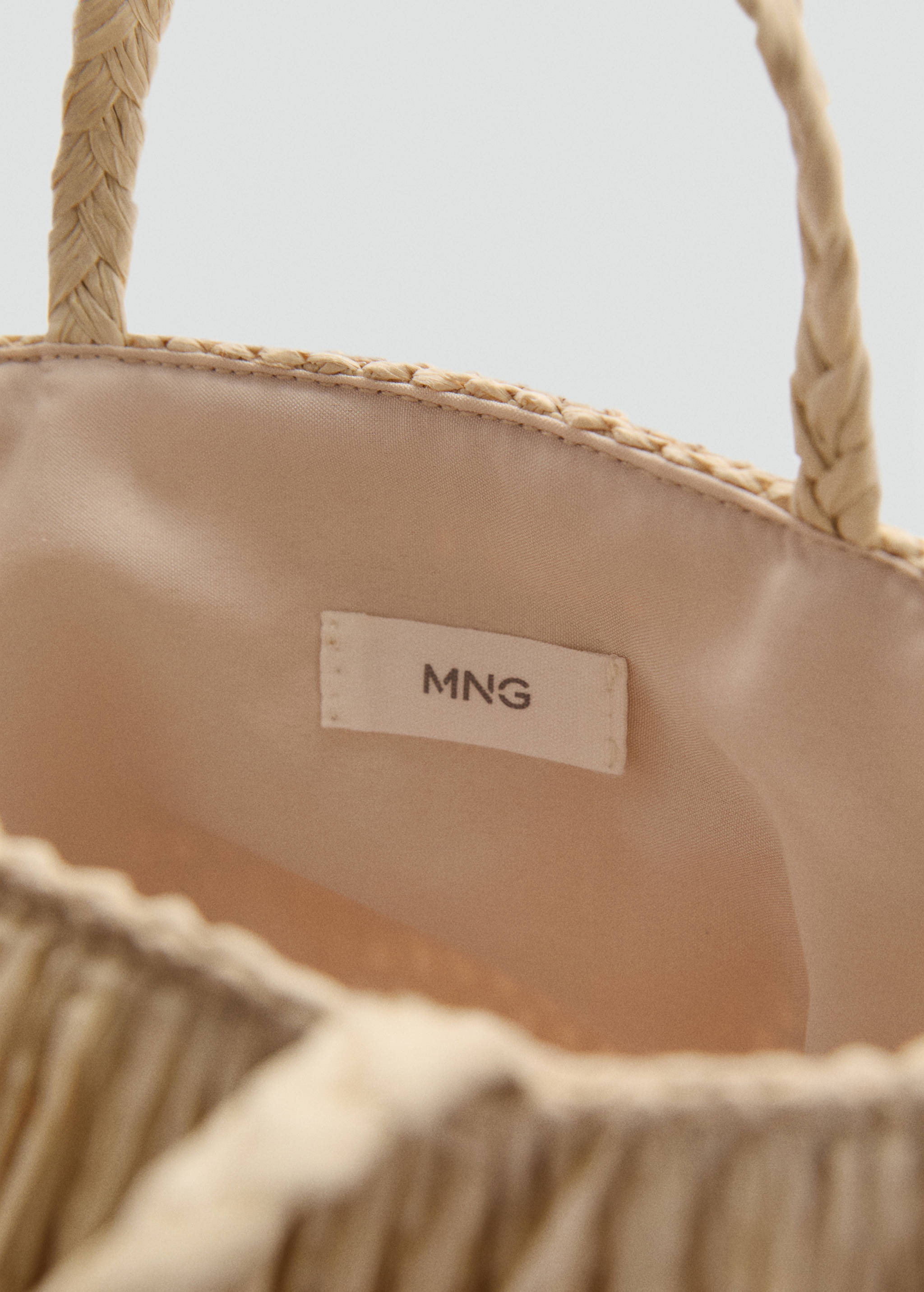 Fringed raffia bag - Details of the article 2