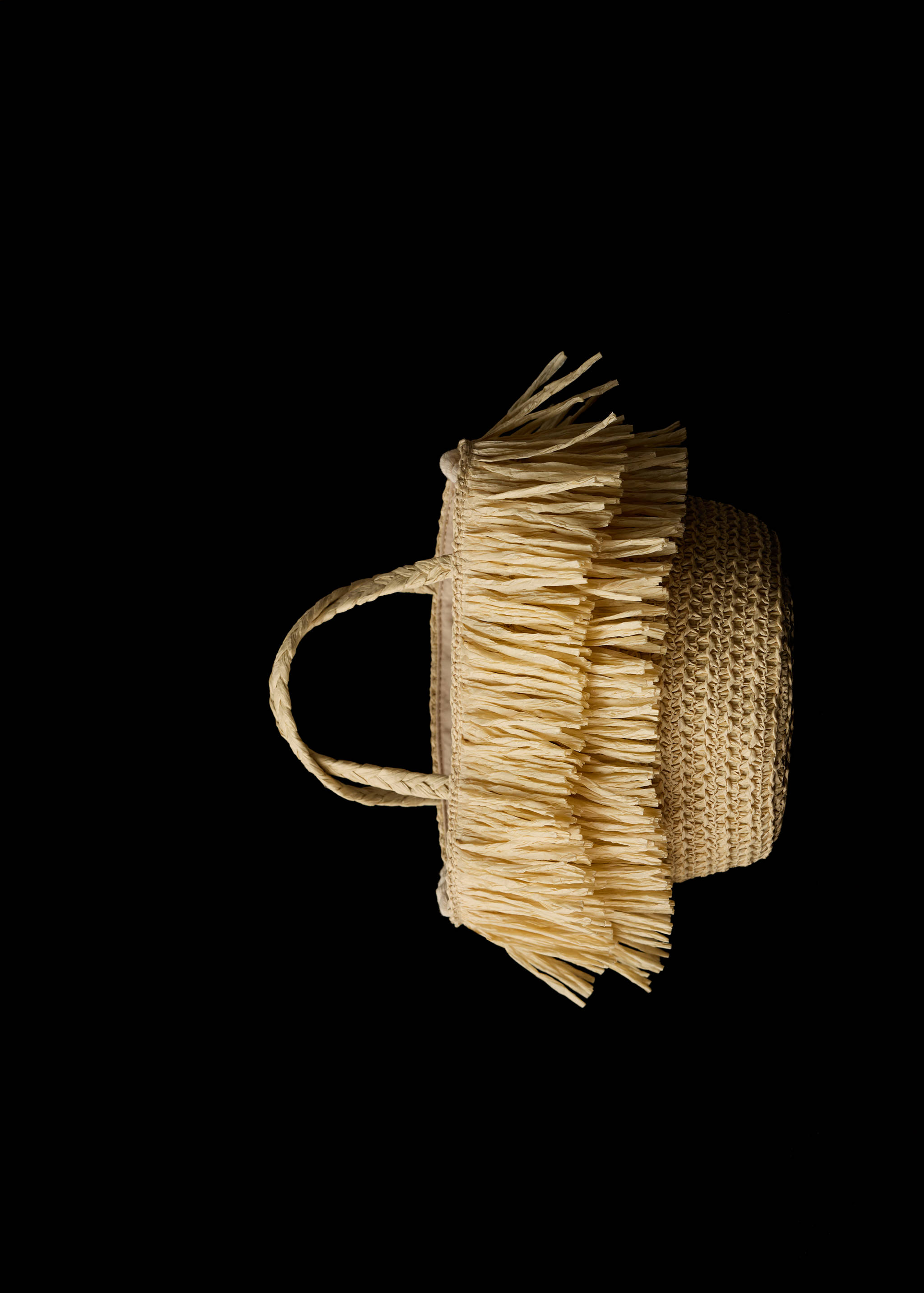 Fringed raffia bag - Details of the article 6