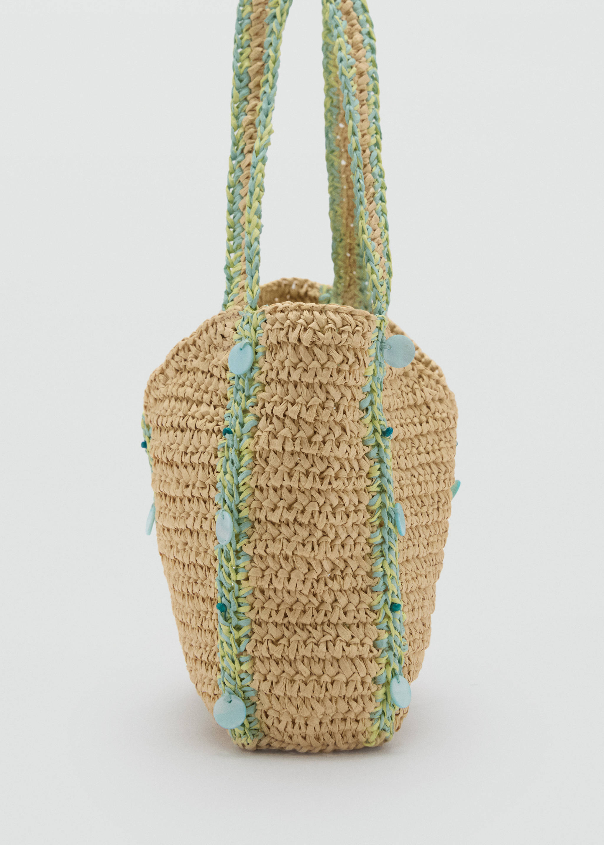 Raffia beaded bag - Details of the article 1