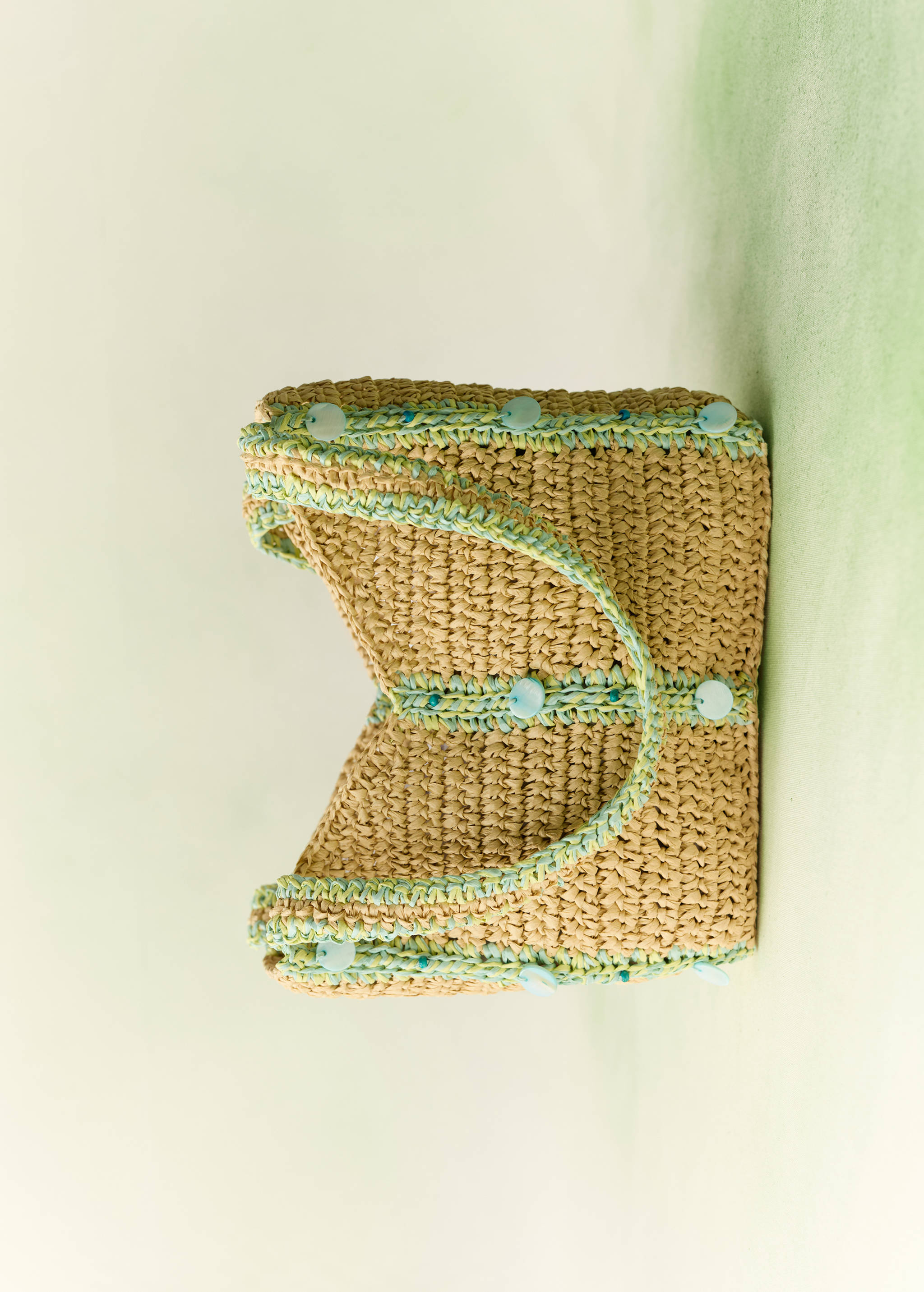 Raffia beaded bag - Details of the article 5